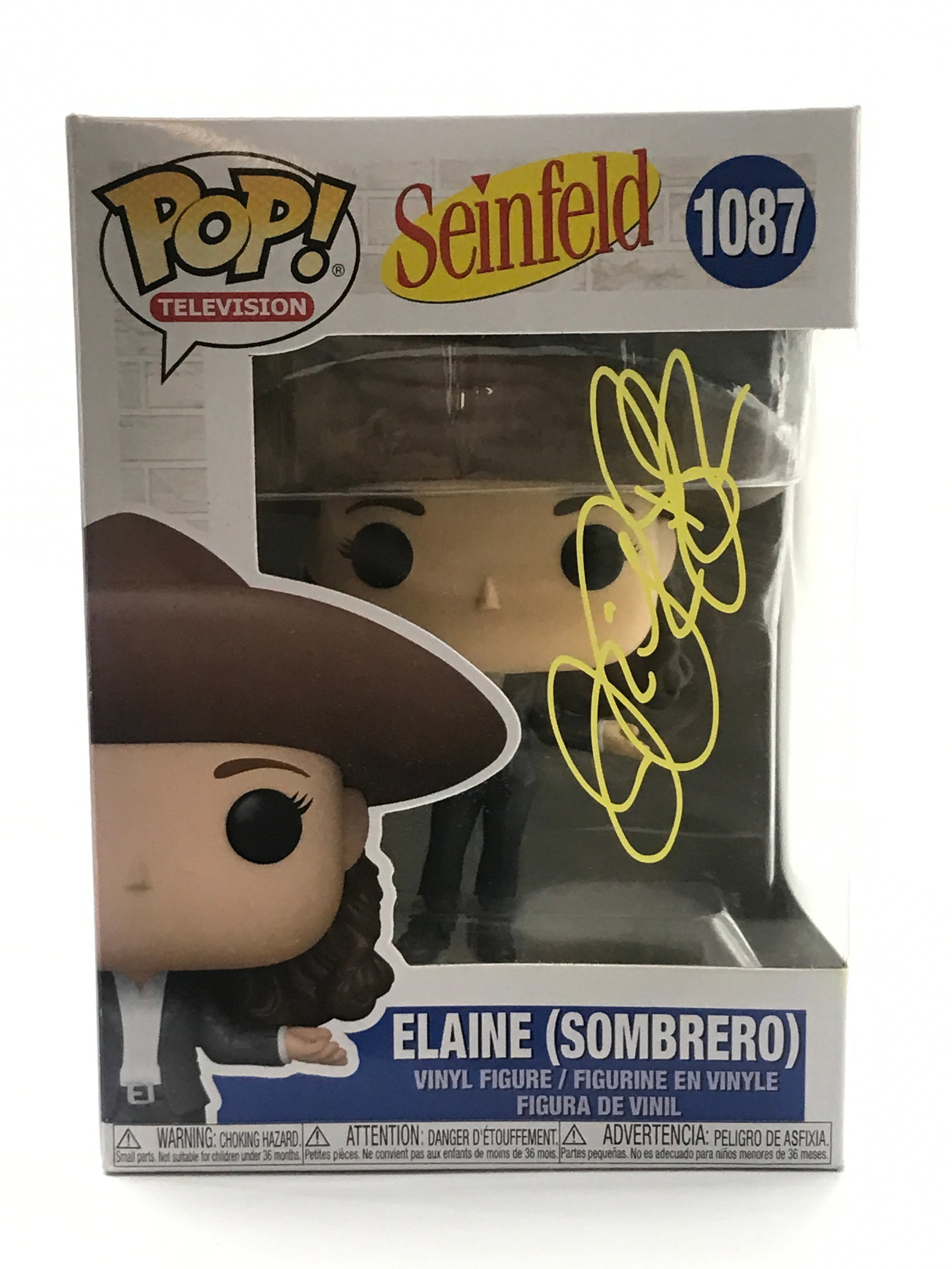 JULIA LOUIS DREYFUS SIGNED ELAINE SEINFELD FUNKO POP - KB COA (1 of 2)