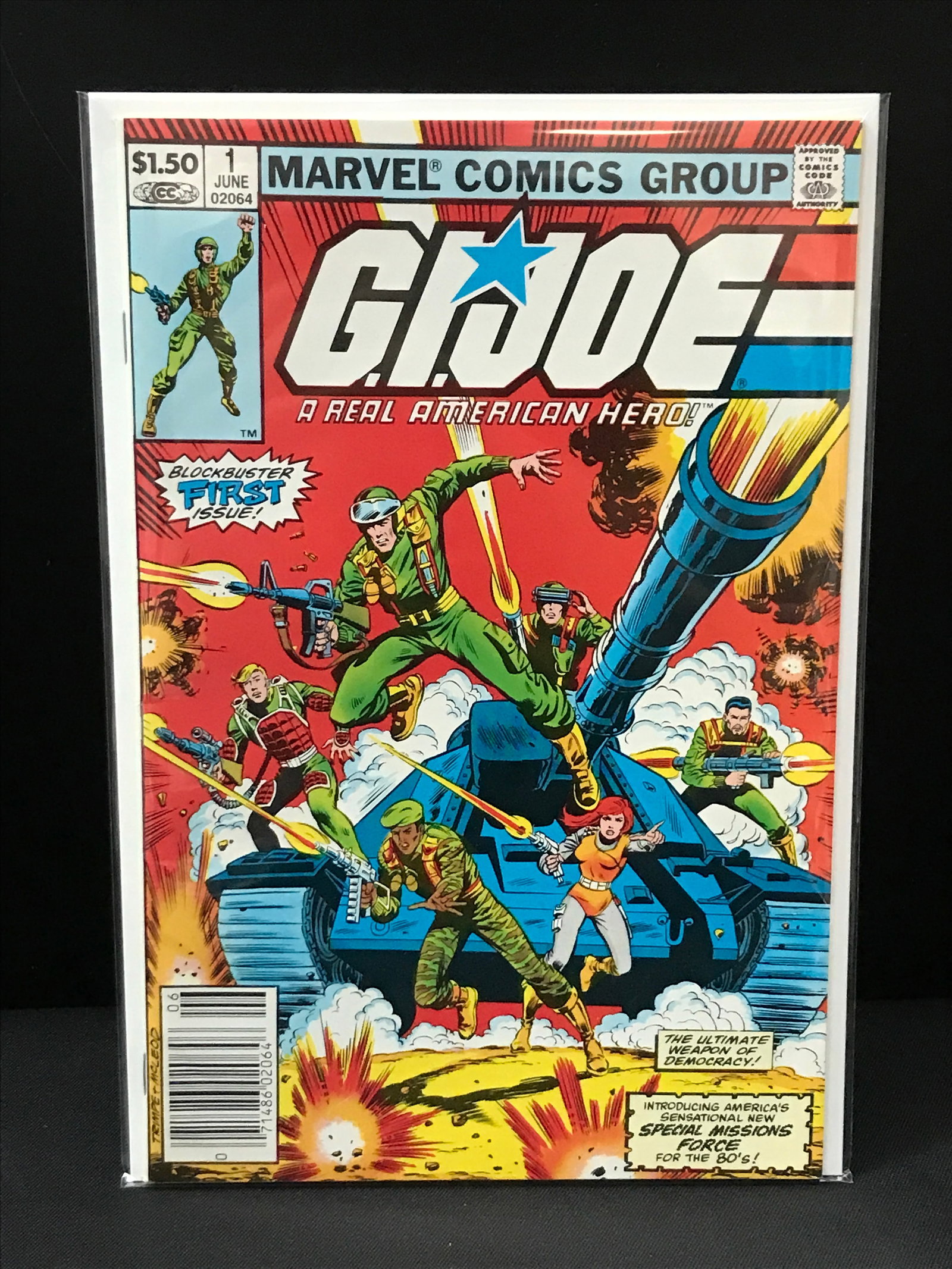 G.I JOE #1 - MARVEL COMICS (1 of 1)