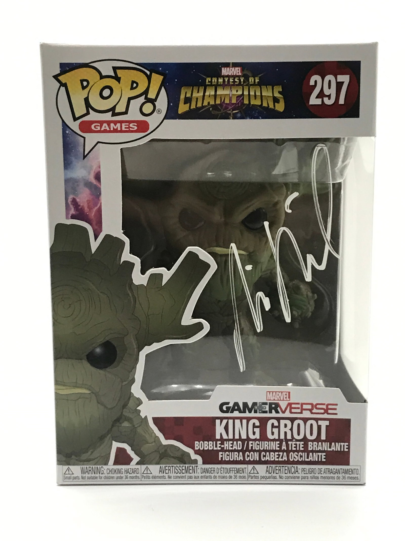 VIN DIESEL SIGNED KING GROOT FUNKO POP - KB COA (1 of 2)