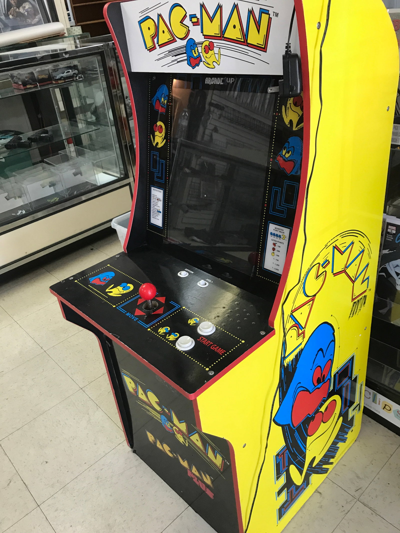 ARCADE UP PAC-MAN MACHINE COMPLETE AND TESTED WORKING (1 of 3)