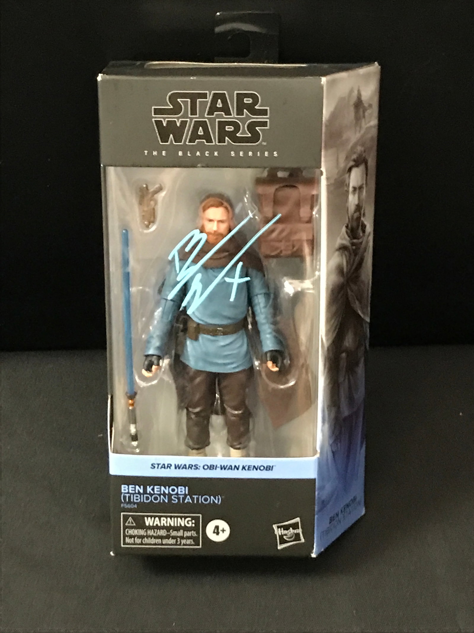 EWAN MCGREGOR SIGNED OBI-WAN KENOBI STAR WARS ACTION FIGURE - WWOC COA: Prices are in Canadian dollars
