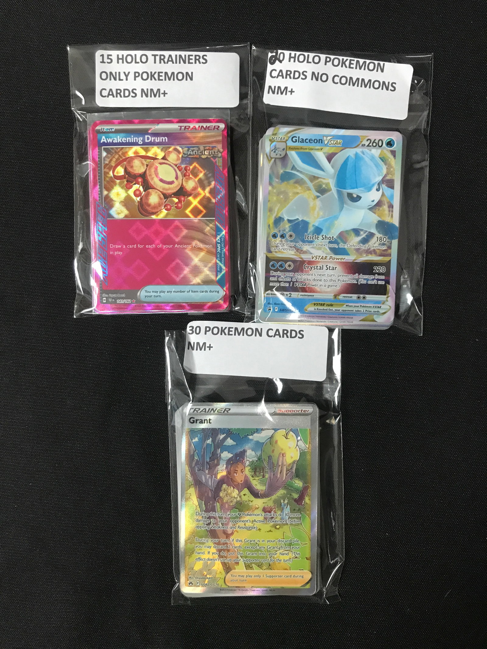 LOT OF 65 POKEMON TCG TRADING CARDS: Prices are in Canadian dollars