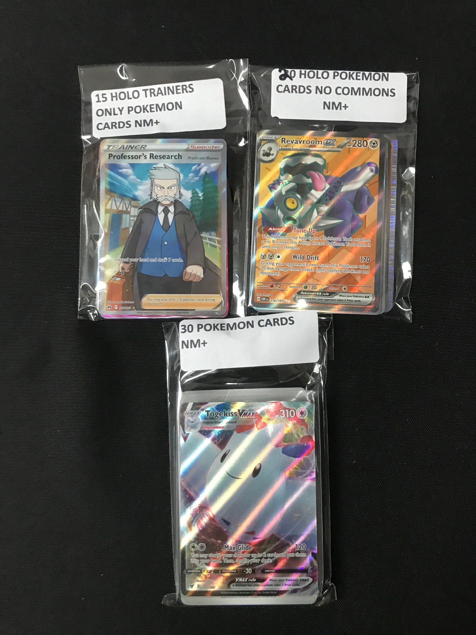 LOT OF 65 POKEMON TCG TRADING CARDS: Prices are in Canadian dollars