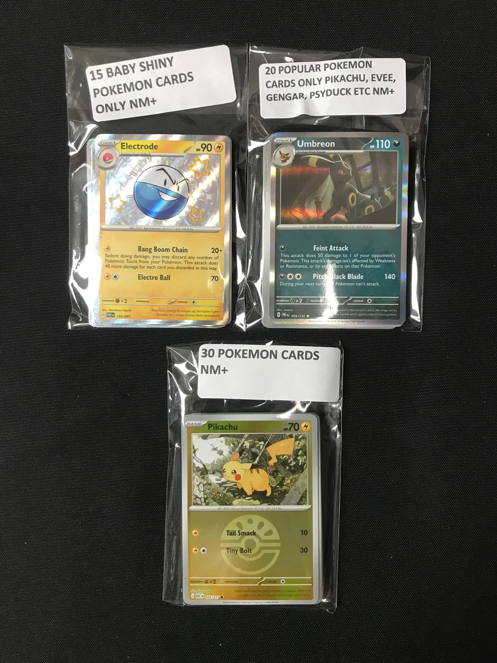 LOT OF 65 POKEMON TCG TRADING CARDS (1 of 1)