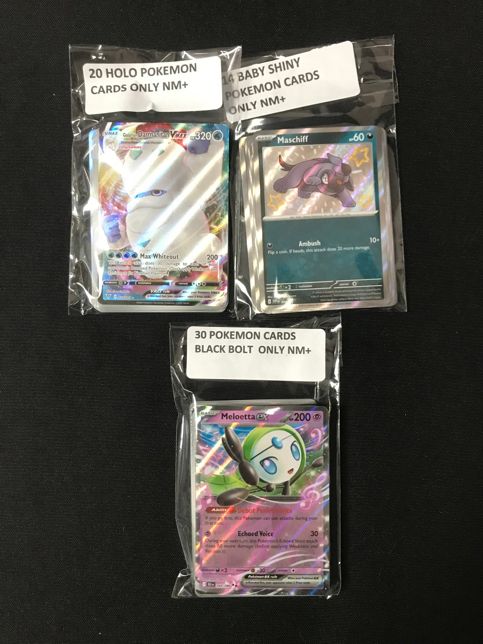LOT OF 64 POKEMON TCG TRADING CARDS (1 of 1)