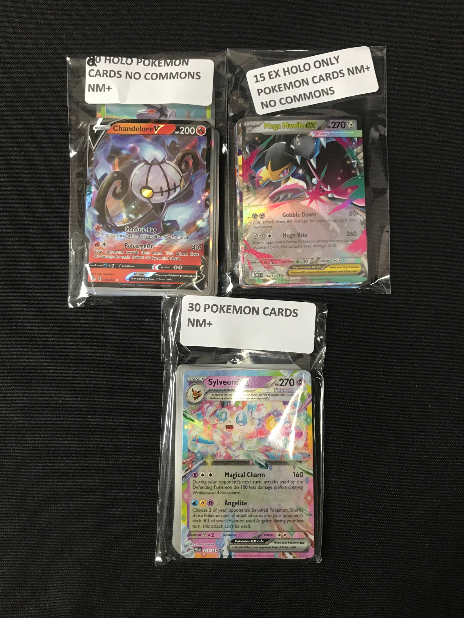 LOT OF 65 POKEMON TCG TRADING CARDS: Prices are in Canadian dollars