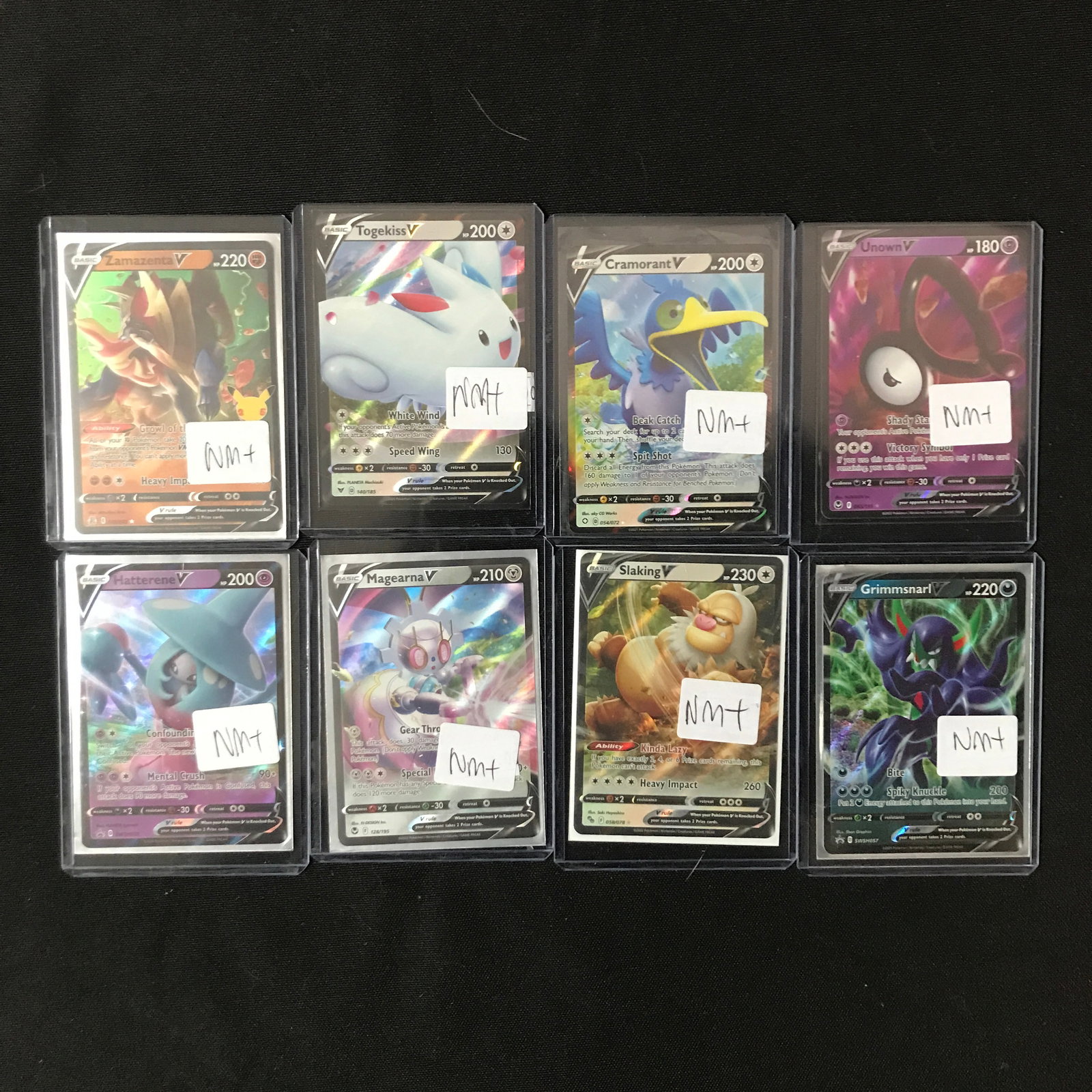 LOT OF 6 POKEMON TCG TRADING CARDS - ALL V'S: Prices are in Canadian dollars