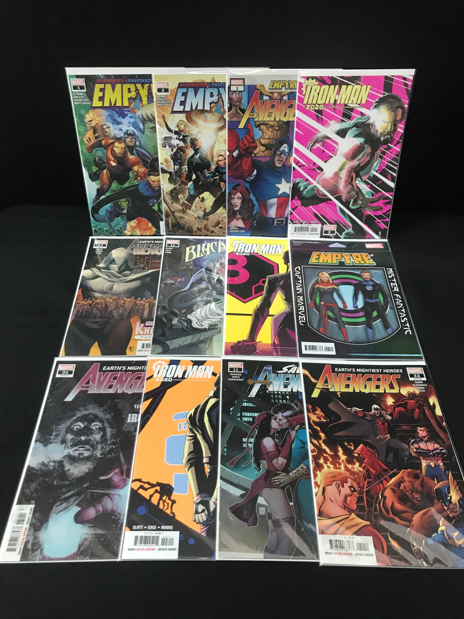 LOT OF 12 HIGH GRADE MODERN SUPERHERO COMICS - MARVEL COMICS (1 of 1)