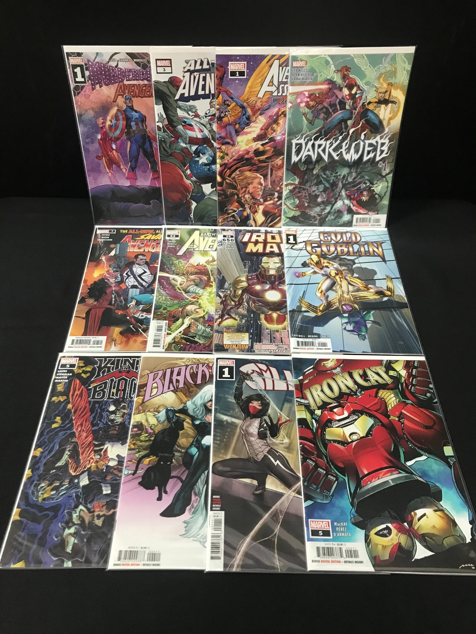 LOT OF 12 HIGH GRADE MODERN SUPERHERO COMICS - MARVEL COMICS (1 of 1)