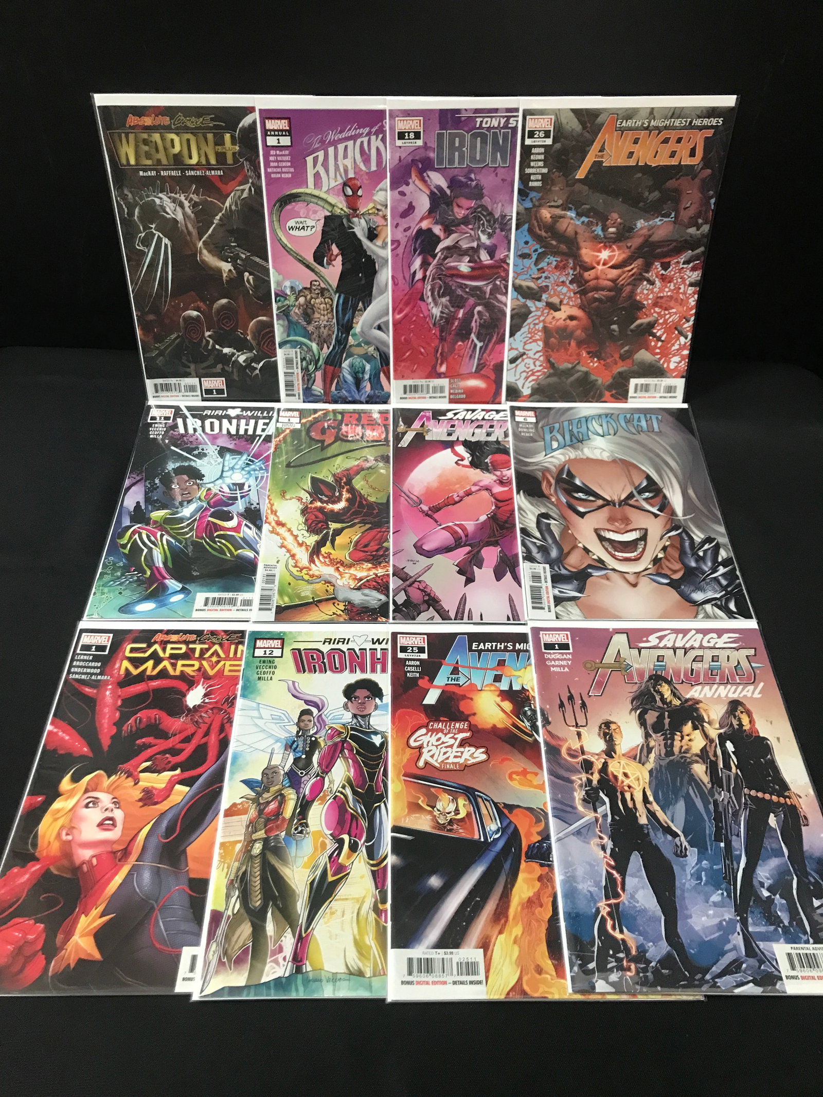 LOT OF 12 HIGH GRADE MODERN SUPERHERO COMICS - MARVEL COMICS (1 of 1)