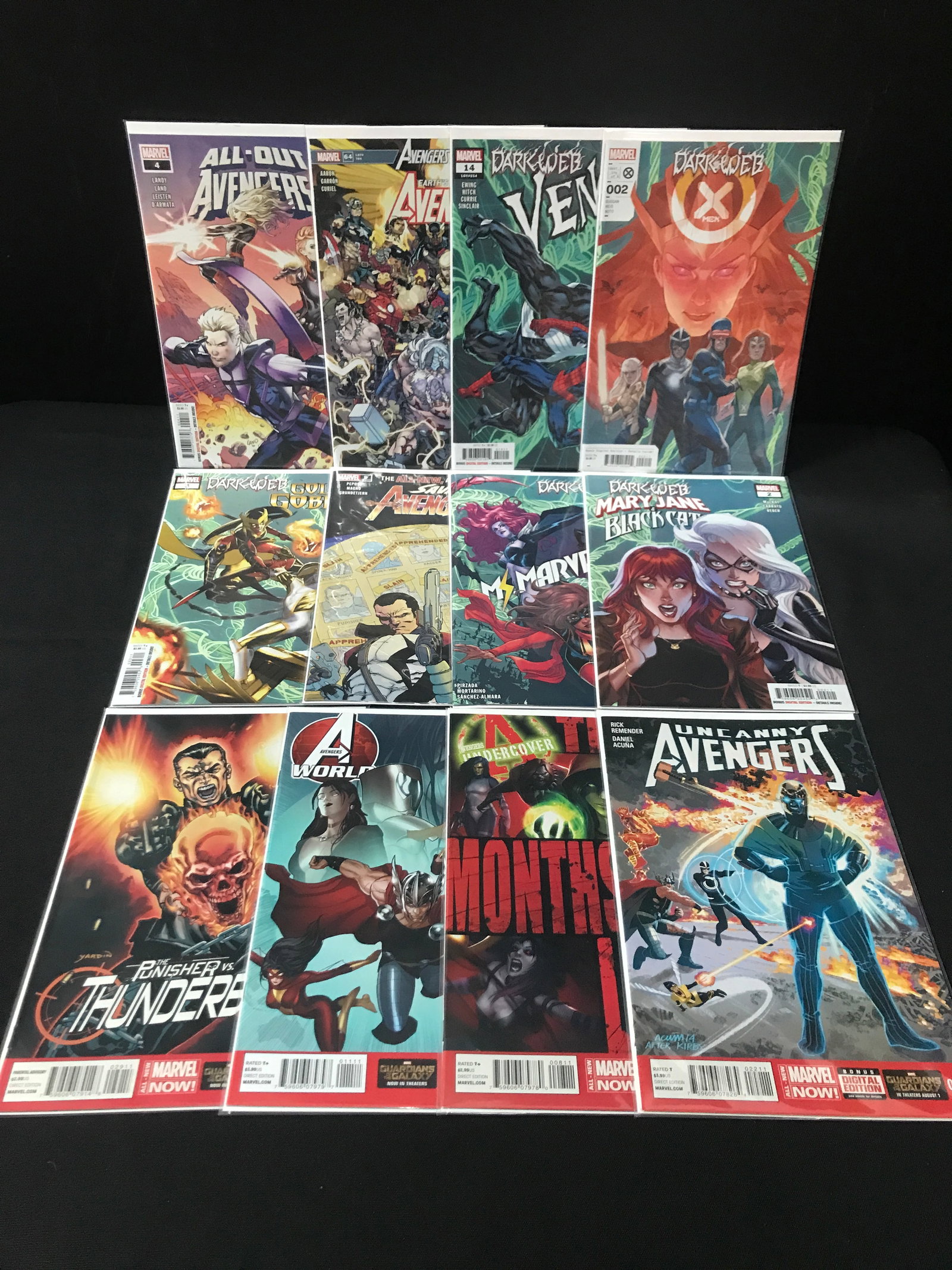 LOT OF 12 HIGH GRADE MODERN SUPERHERO COMICS - MARVEL COMICS (1 of 1)