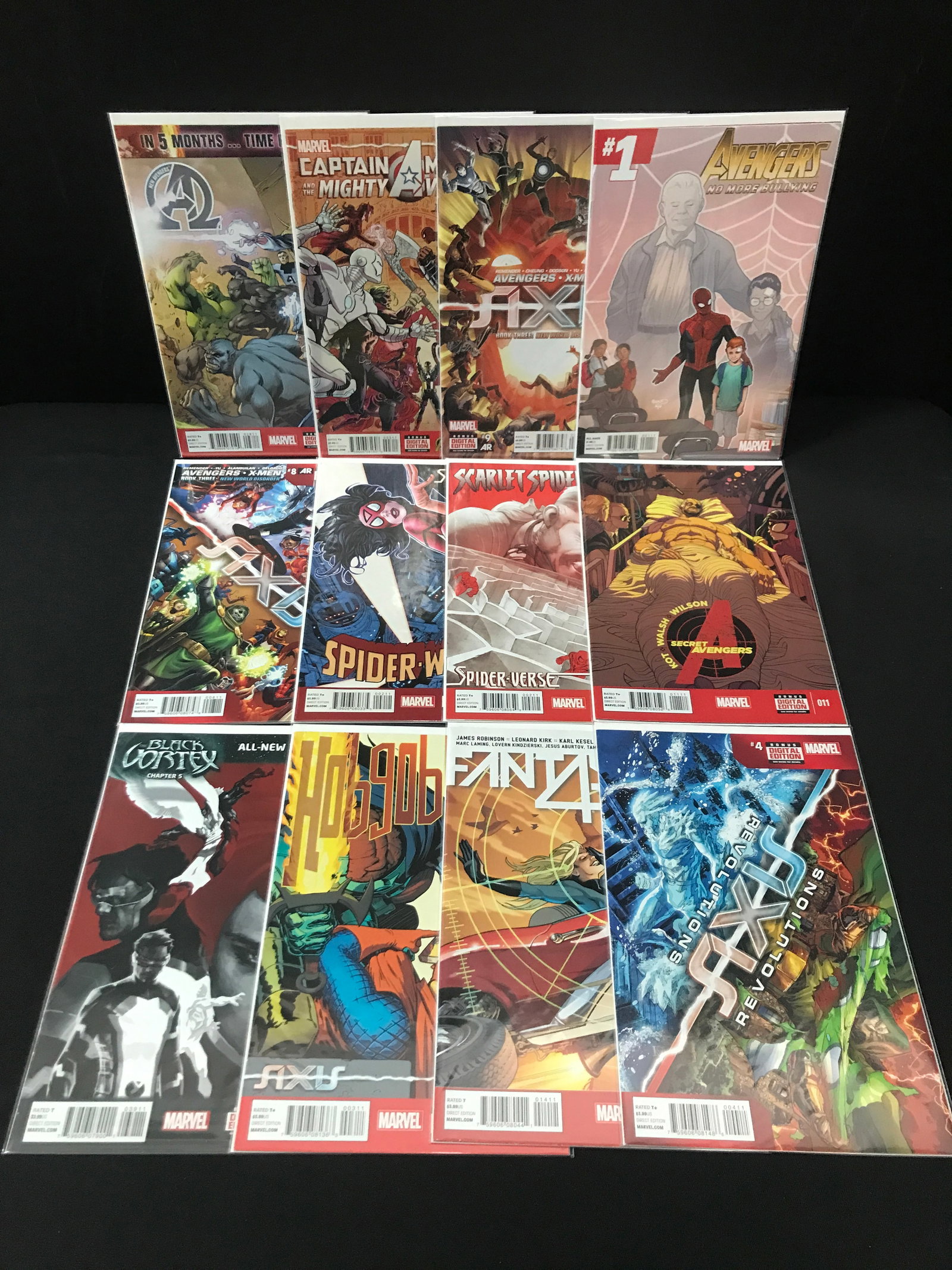 LOT OF 12 HIGH GRADE MODERN SUPERHERO COMICS - MARVEL COMICS (1 of 1)