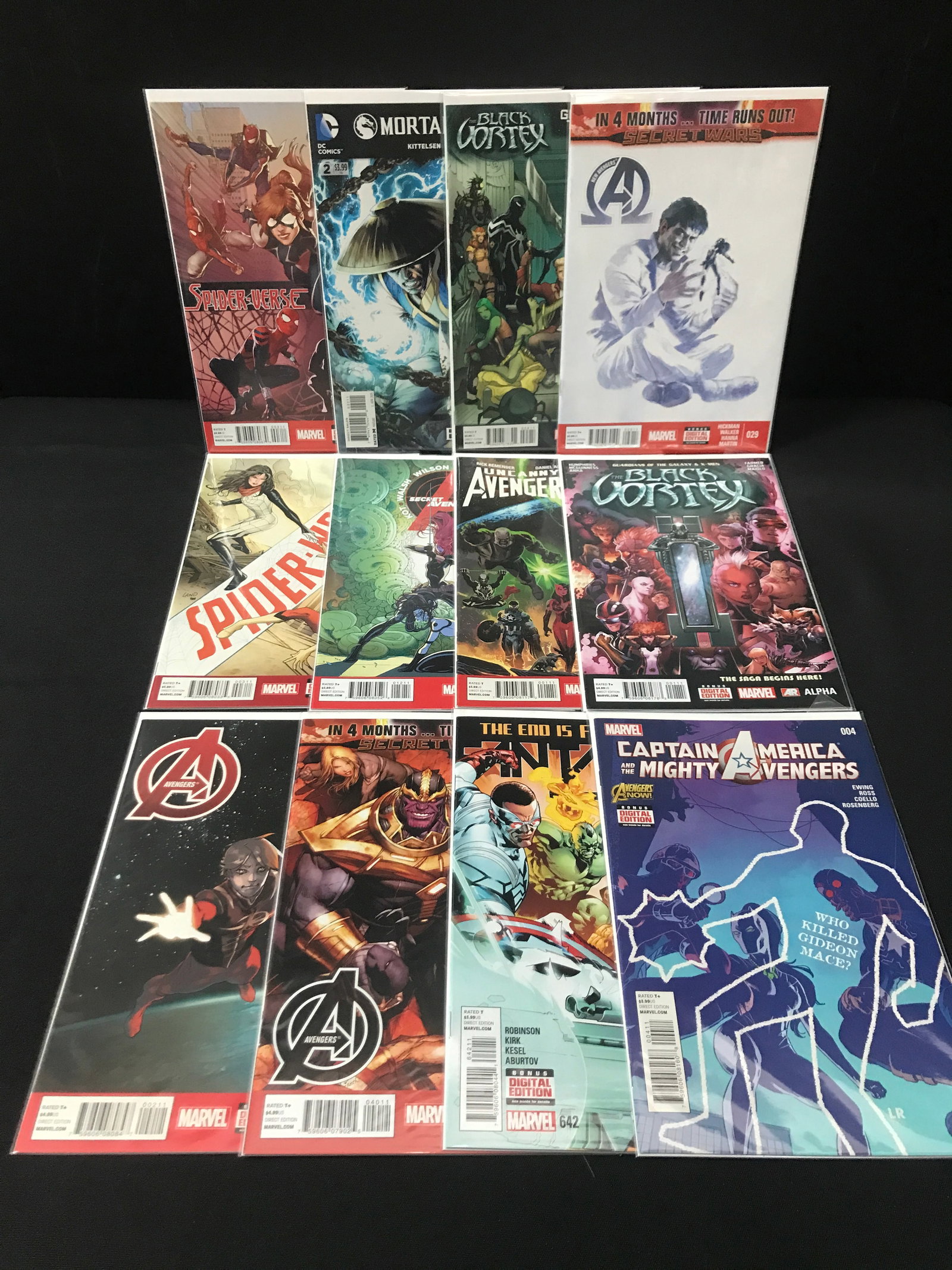 LOT OF 12 HIGH GRADE MODERN SUPERHERO COMICS - MARVEL COMICS (1 of 1)