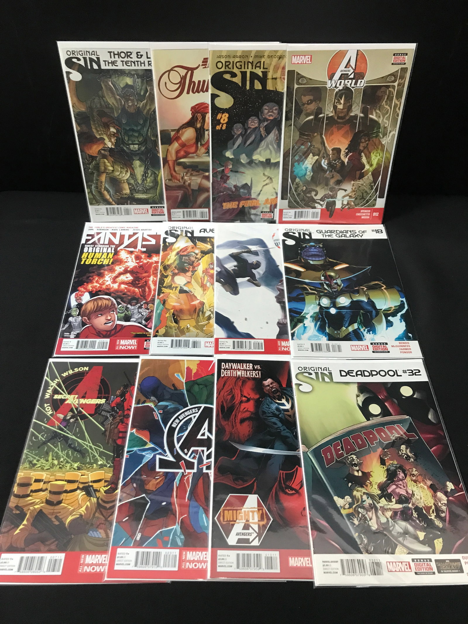 LOT OF 12 HIGH GRADE MODERN SUPERHERO COMICS - MARVEL COMICS: Prices are in Canadian dollars
