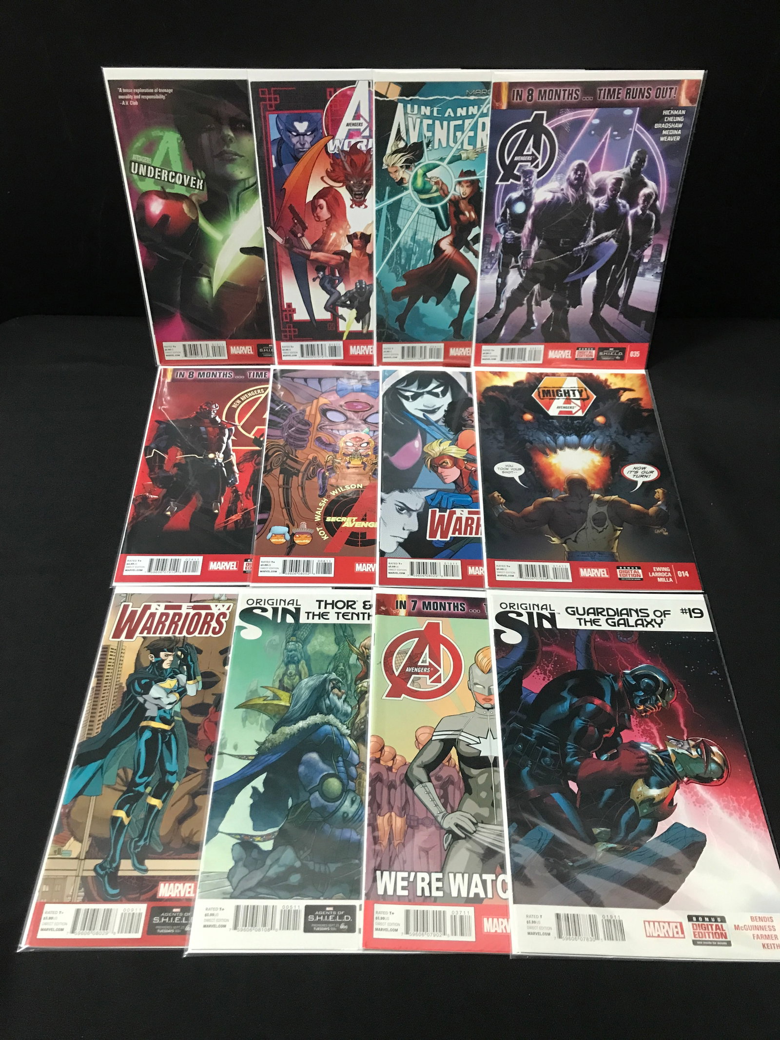 LOT OF 12 HIGH GRADE MODERN SUPERHERO COMICS - MARVEL COMICS (1 of 1)