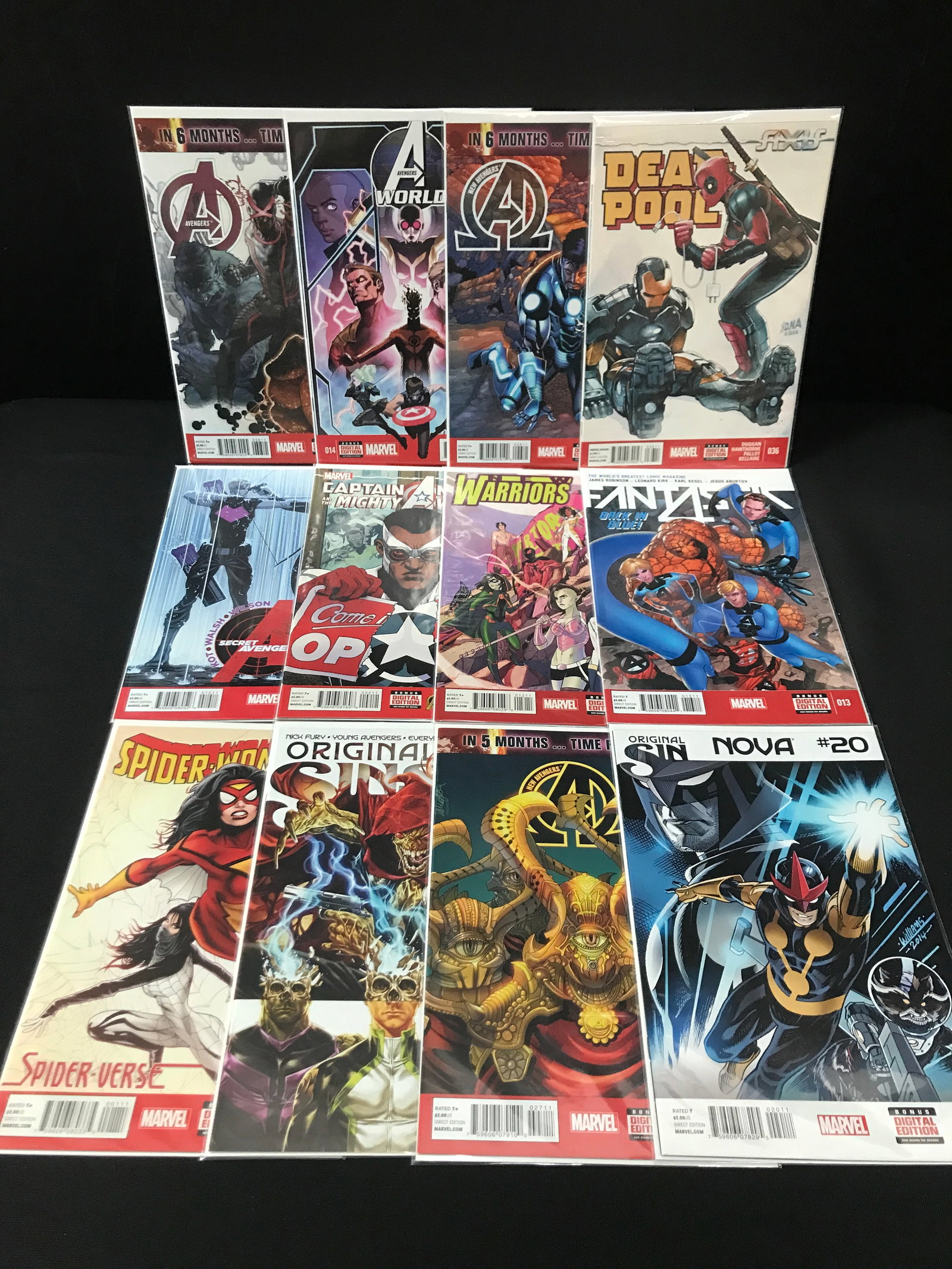 LOT OF 12 HIGH GRADE MODERN SUPERHERO COMICS - MARVEL COMICS (1 of 1)