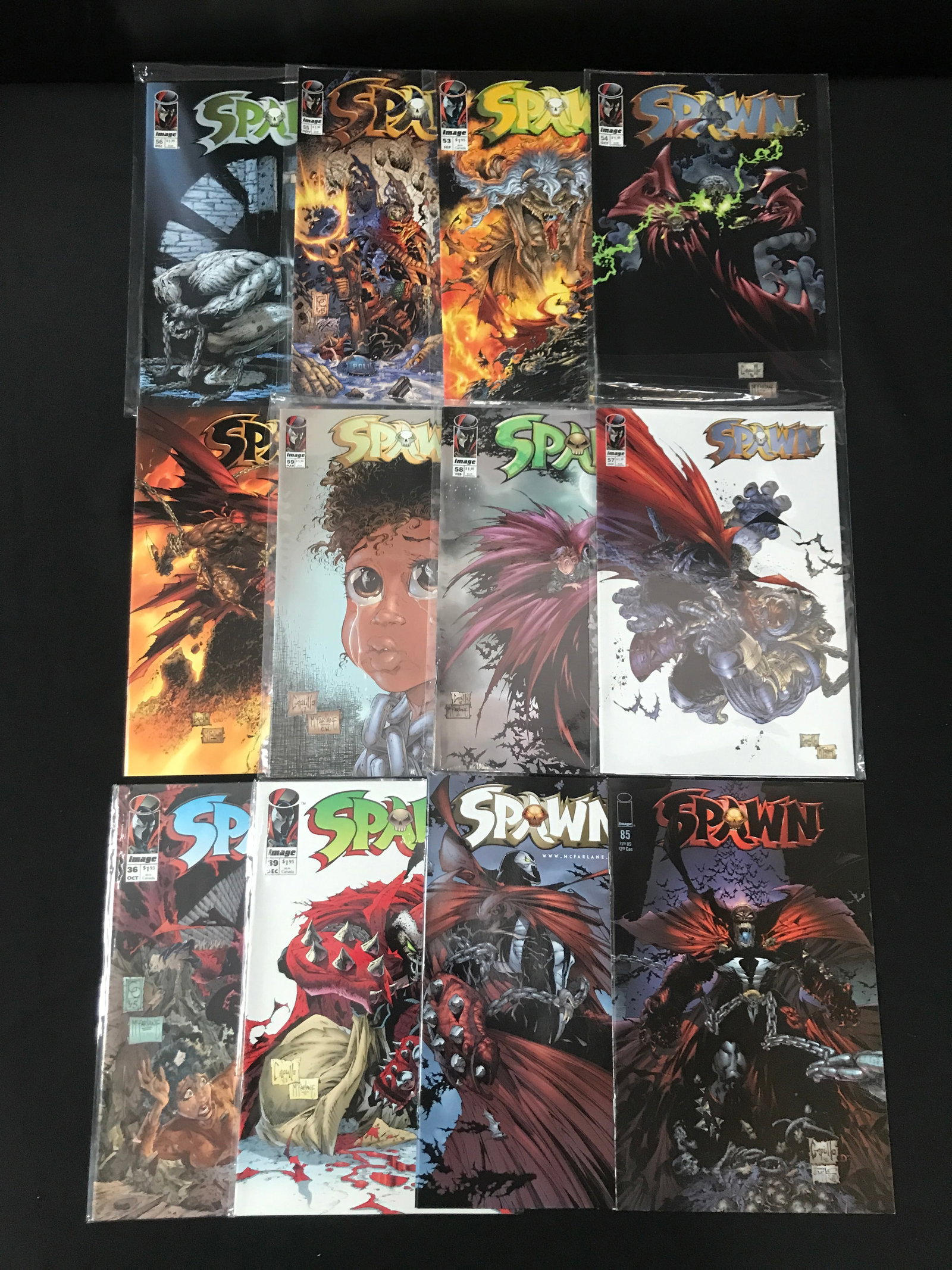 LOT OF 12 SPAWN COMICS - IMAGE COMICS (1 of 1)