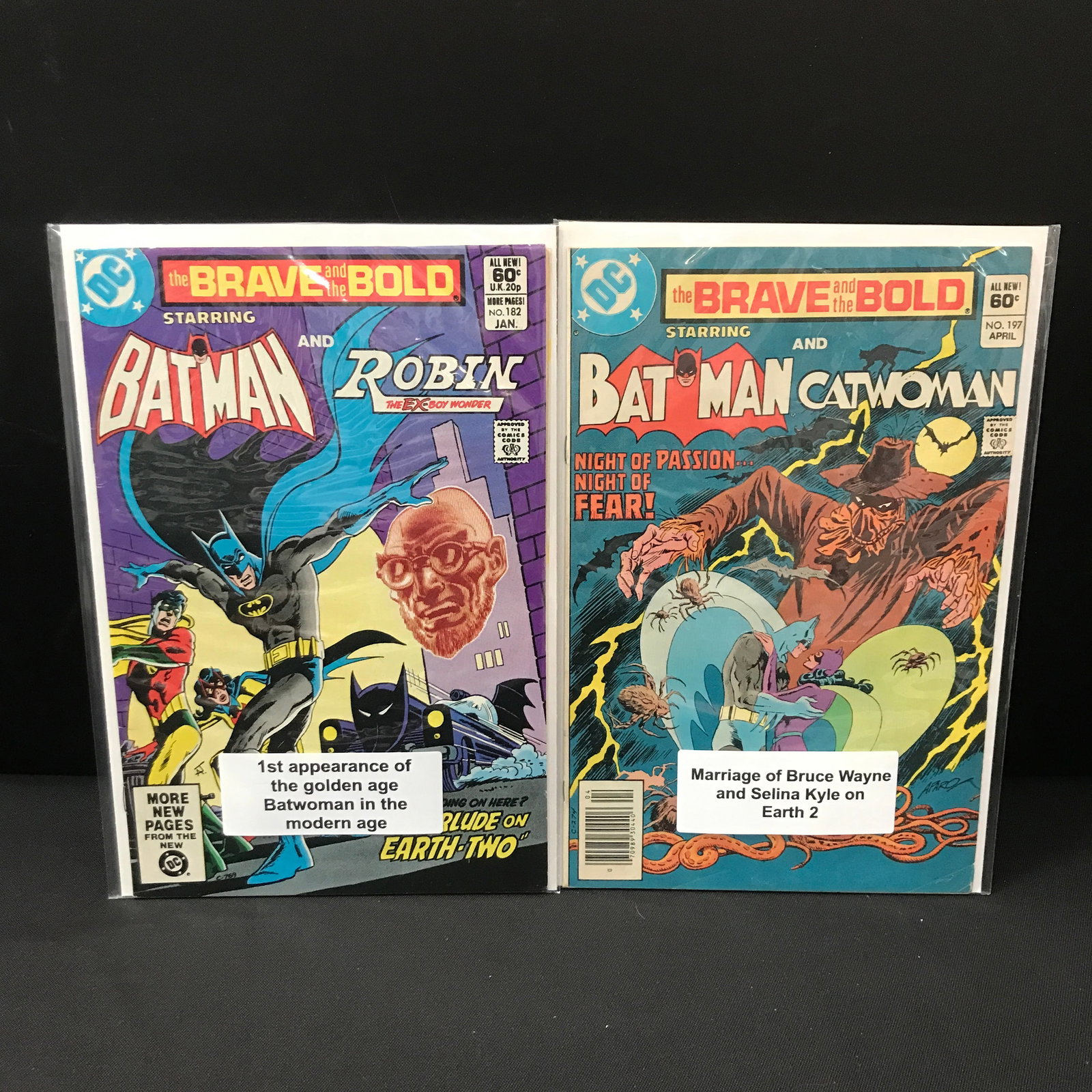 LOT OF 2 BRAVE AND THE BOLD COMICS - DC COMICS (1 of 1)