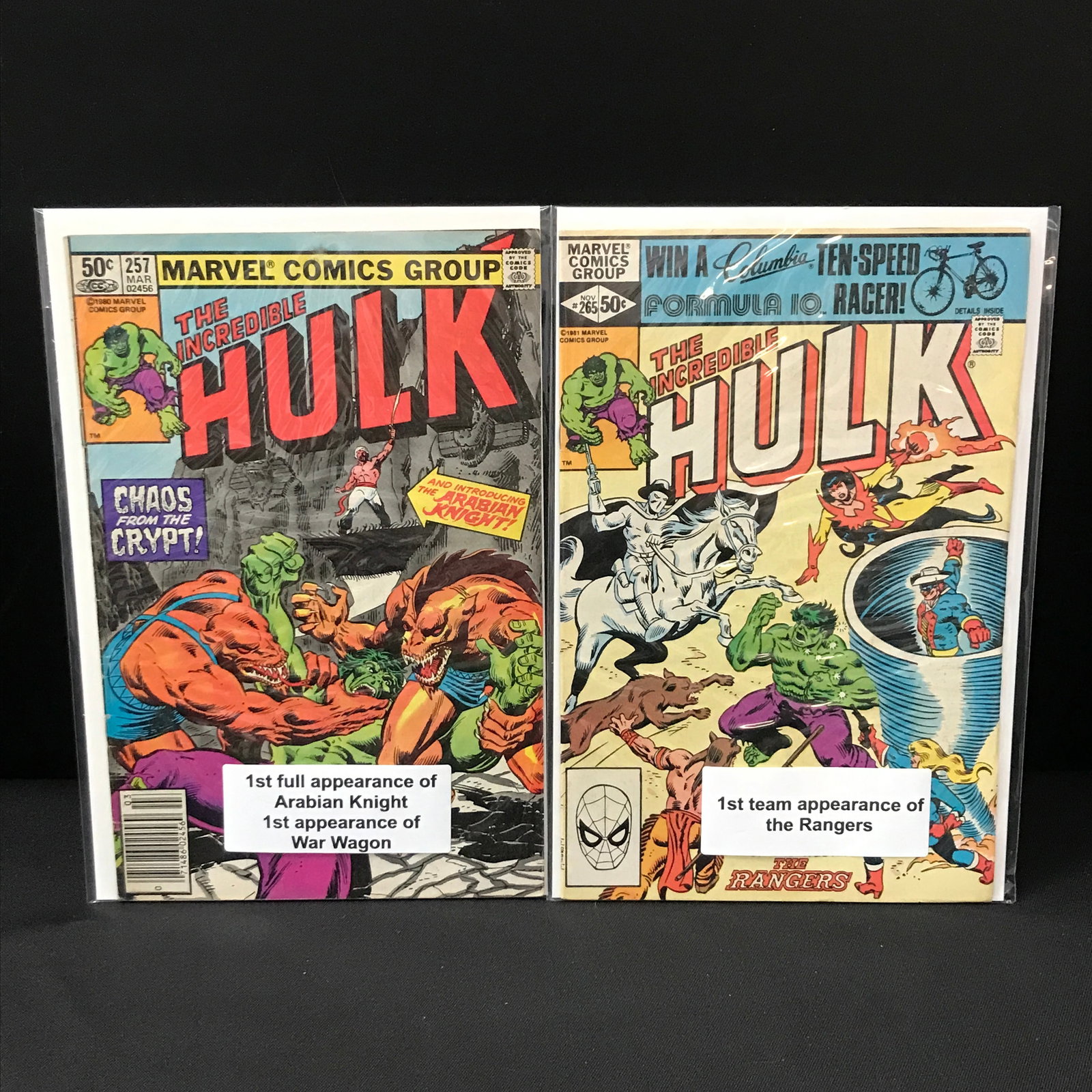 LOT OF 2 INCREDIBLE HULK COMICS SEVERAL 1ST APPS - MARVEL COMICS (1 of 1)