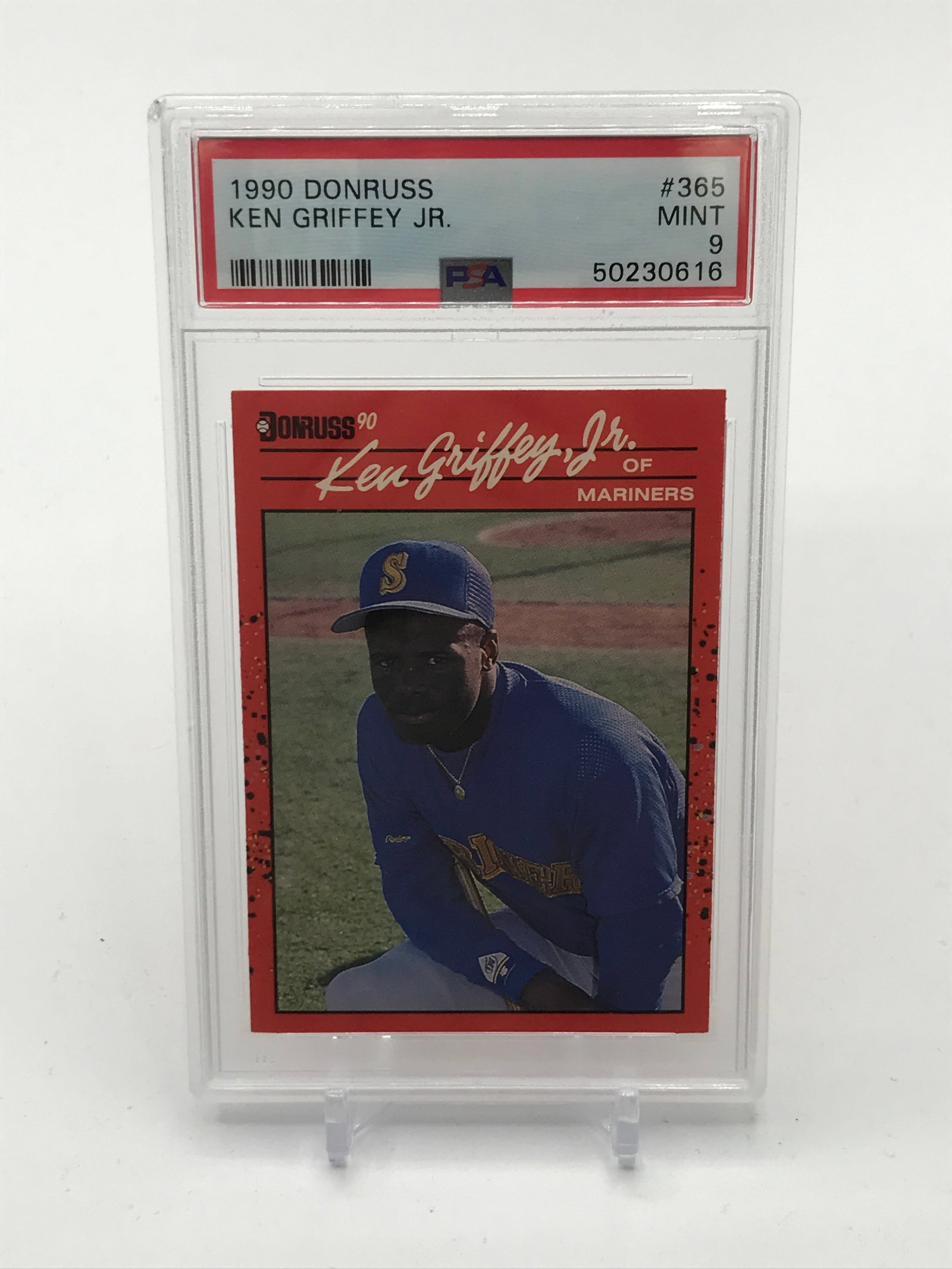 1990 DONRUSS KEN GRIFFEY JR TRADING CARD - PSA GRADE 9: Prices are in Canadian dollars