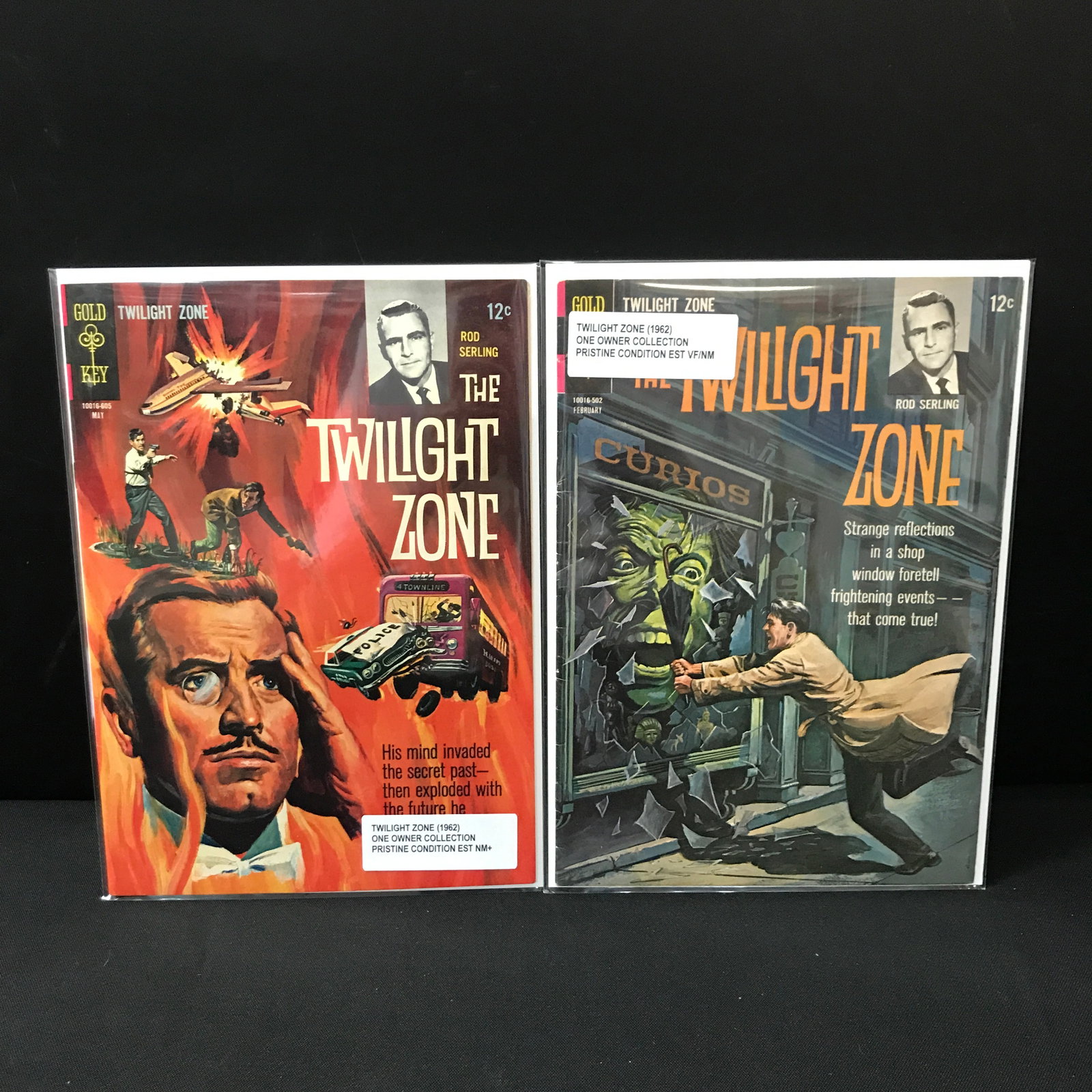 LOT OF 2 TWILIGHT COMICS (1962) FROM A ONE OWNER COLLECTION - GOLD KEY COMICS: Prices are in Canadian dollars