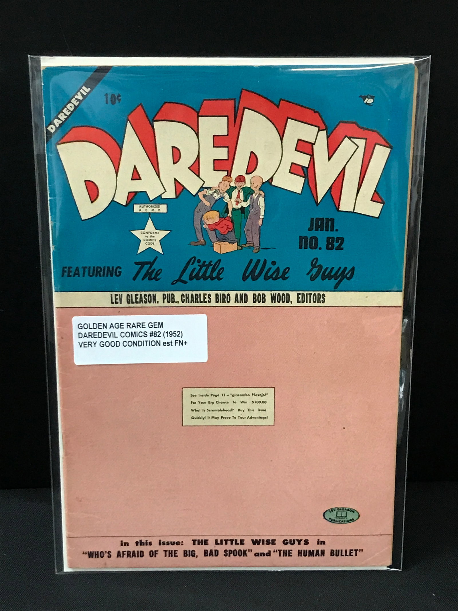 DAREDEVIL COMICS #82 (1952): Prices are in Canadian dollars