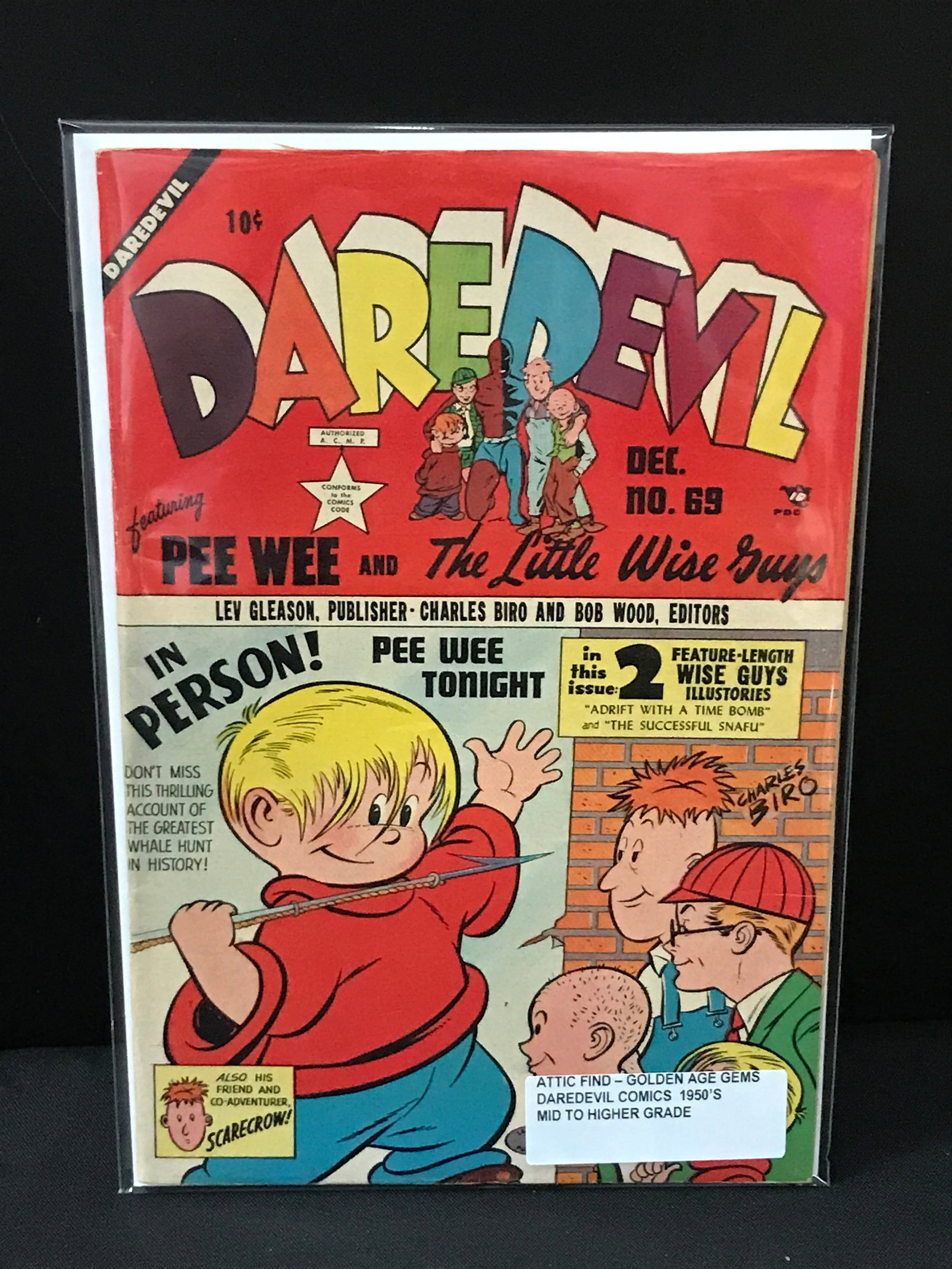 DAREDEVIL COMICS #69 (1950'S): Prices are in Canadian dollars