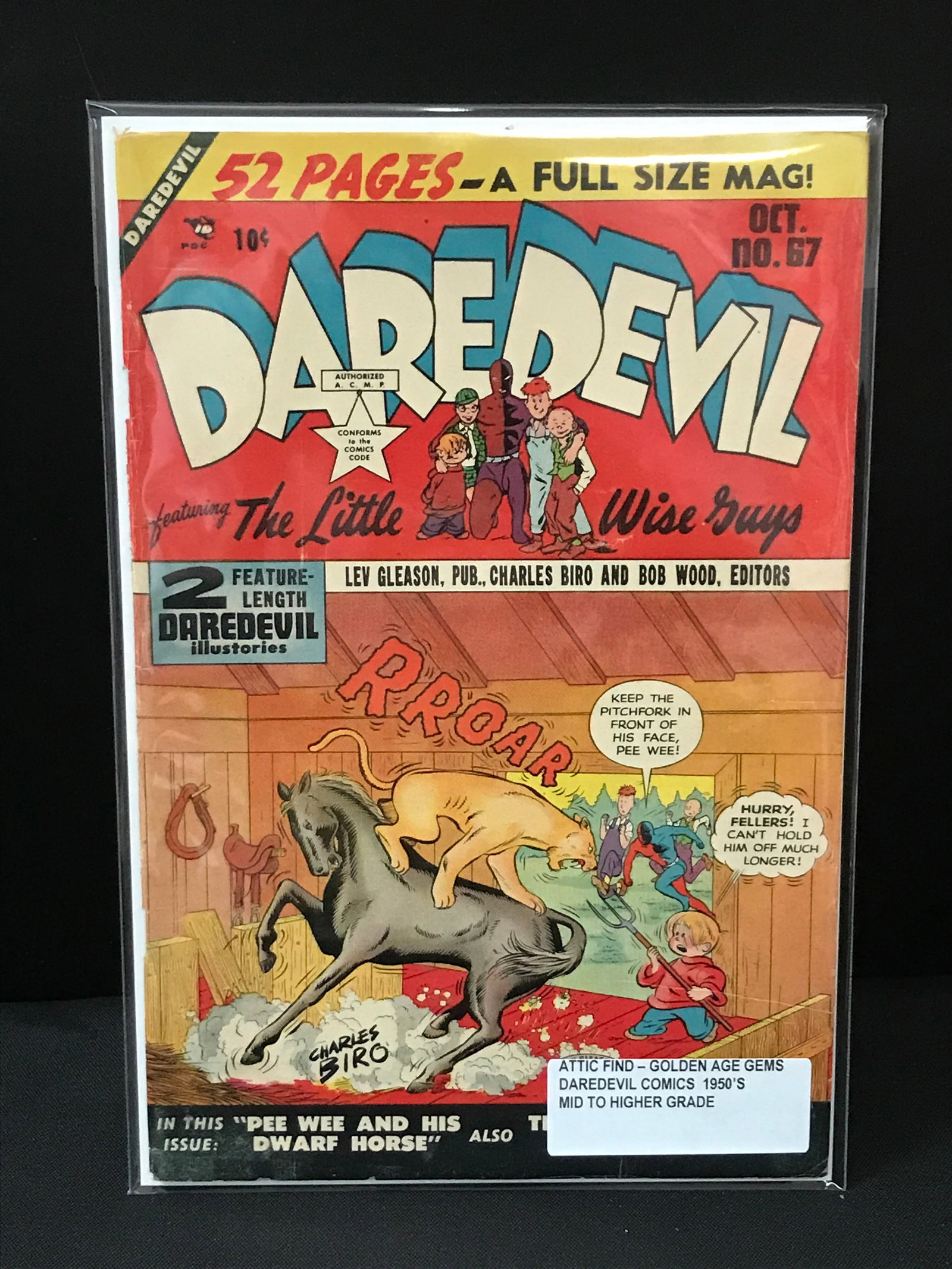 DAREDEVIL COMICS #67 (1950'S): Prices are in Canadian dollars