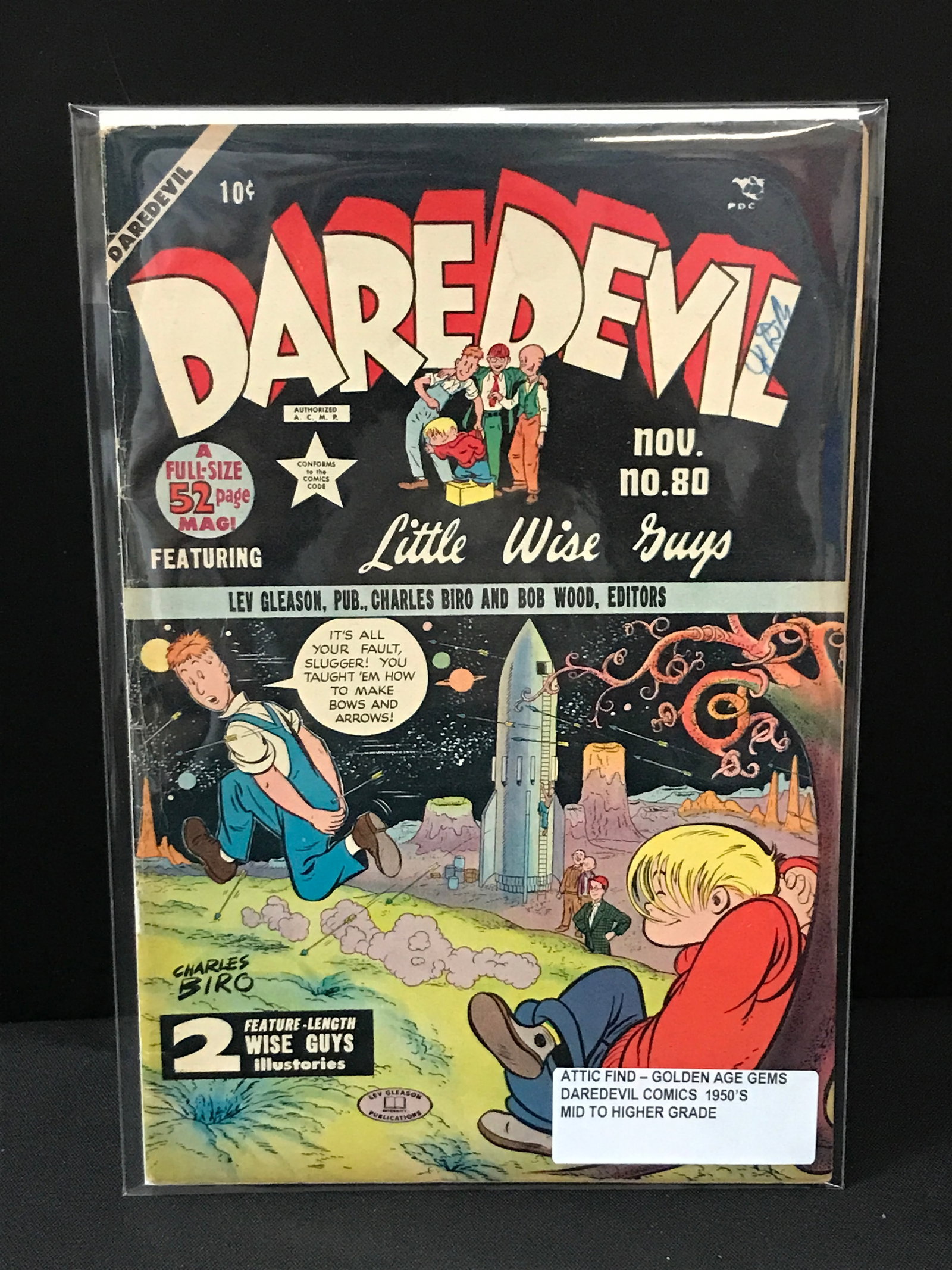 DAREDEVIL COMICS #80 (1950'S): Prices are in Canadian dollars
