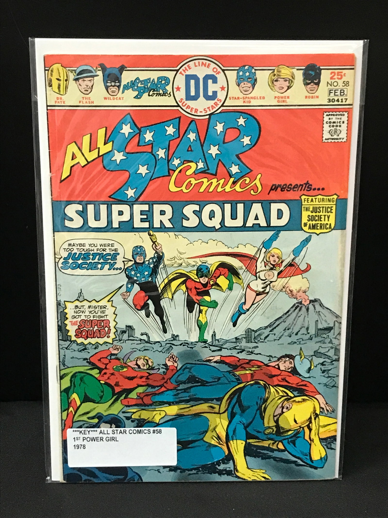 ALL STAR COMICS #58 1ST POWER GIRL (1978) - DC COMICS (1 of 1)