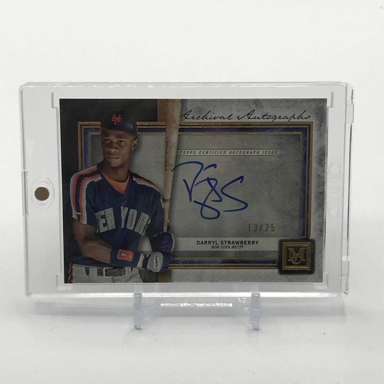 2020 TOPPS MUSEUM COLLECTION BASEBALL DARRYL STRAWBERRY SIGNED TRADING CARD 13/25: Prices are in Canadian dollars