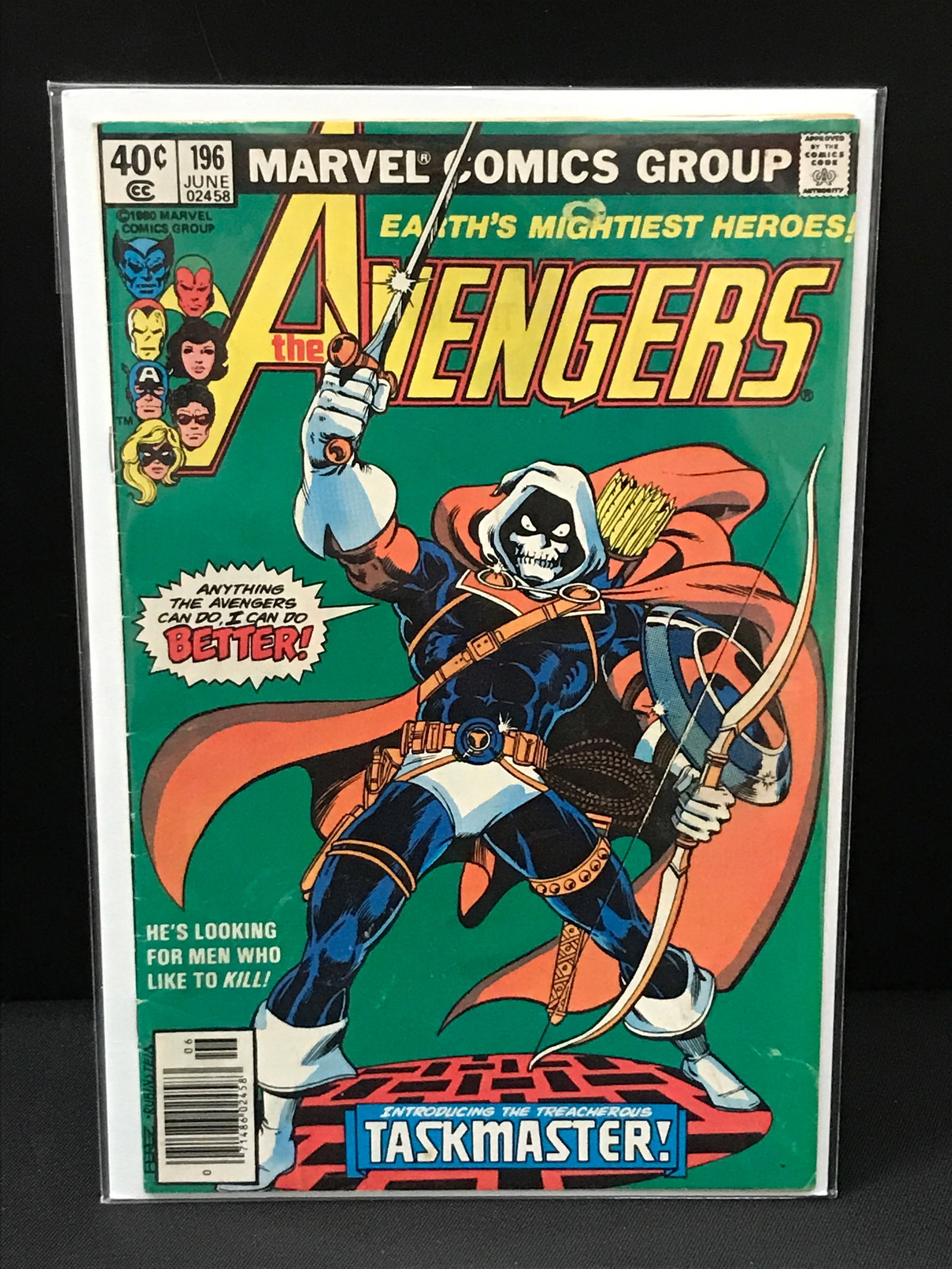 AVENGERS NO.196 (1ST APPEARANCE TASKMASTER) - MARVEL COMICS (1 of 1)