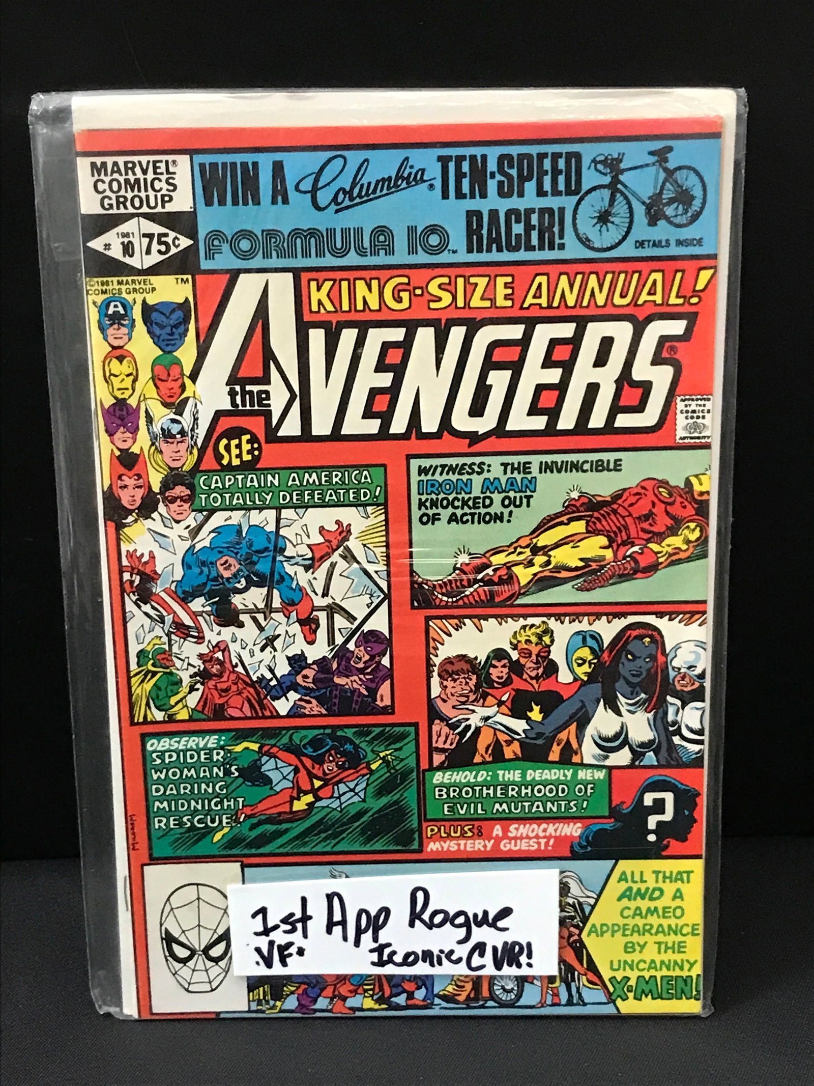 AVENGERS KING SIZED ANNUAL #10 1ST APP ROGUE - MARVEL COMICS (1 of 1)