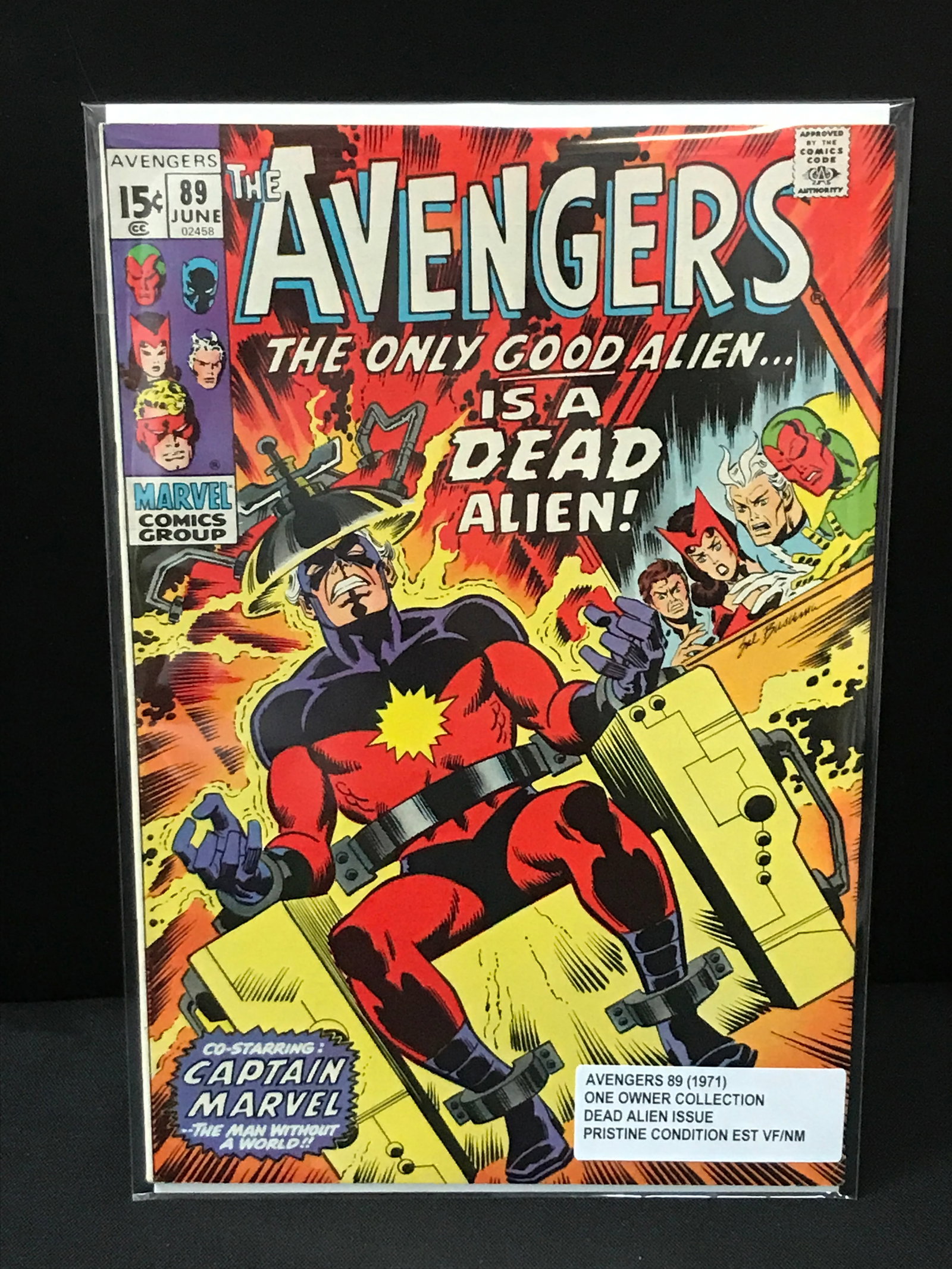 THE AVENGERS #89 (1971) ONE OWNER COLLECTION - MARVEL COMICS: Prices are in Canadian dollars