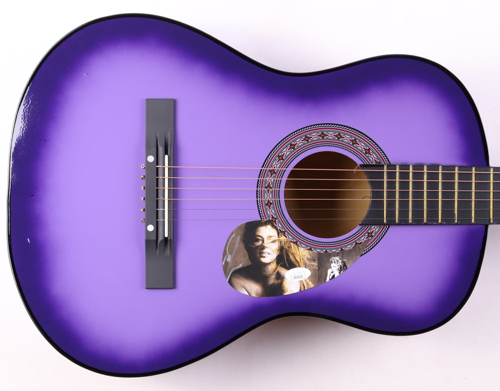SHANIA TWAIN SIGNED ACOUSTIC GUITAR - JSA COA: Prices are in Canadian dollars