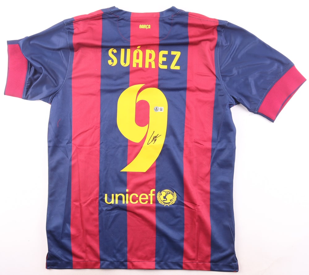 LUIS SUAREZ SIGNED SOCCER JERSEY - BECKETT COA (1 of 3)