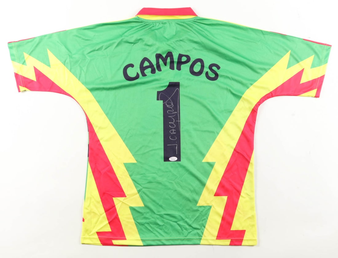 JORGE CAMPUS SIGNED MEXICAN SOCCER JERSEY - JSA COA (1 of 3)