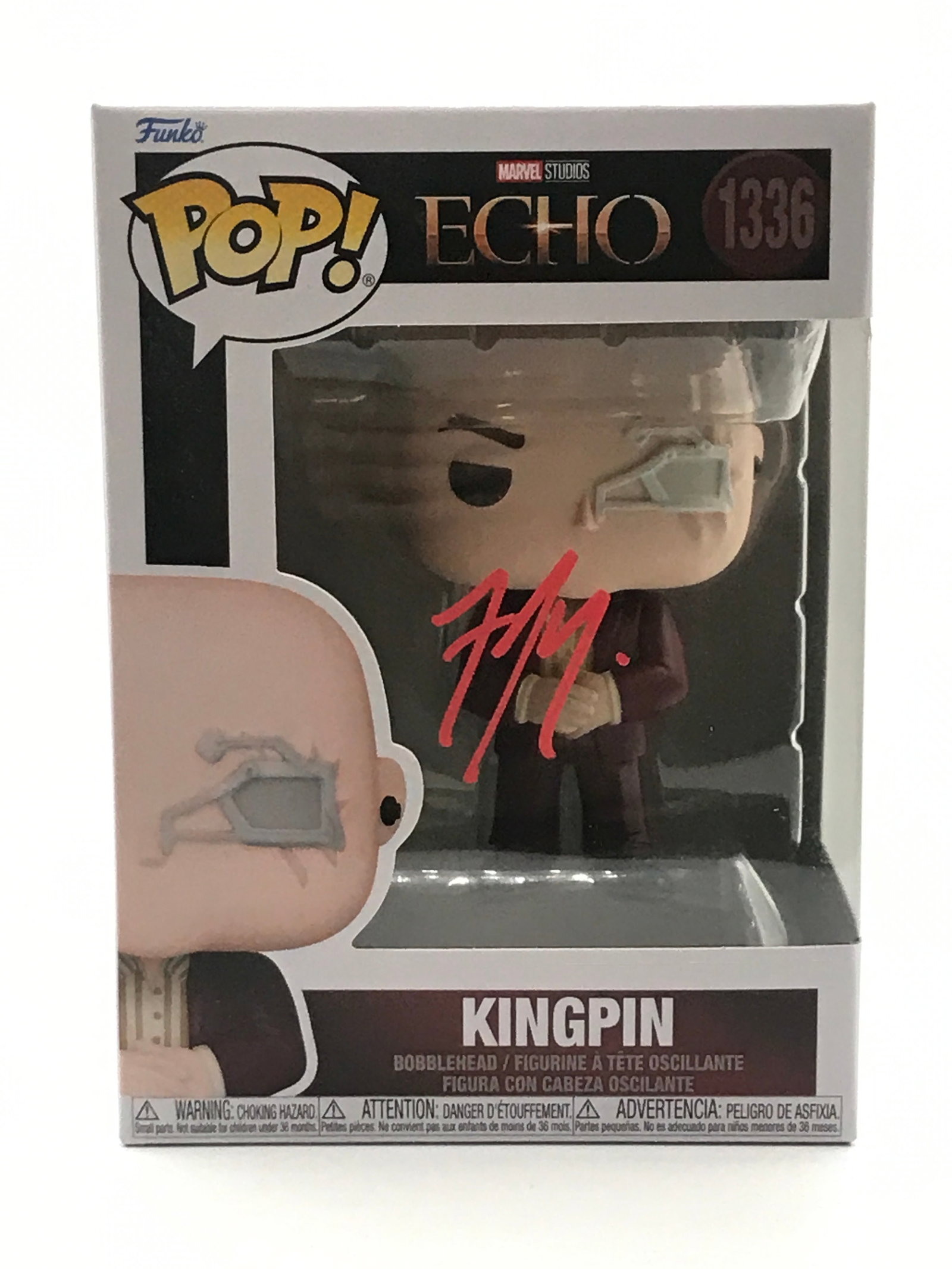 VINCENT D'OFRIO SIGNED KINGPIN FUNKO POP - KB COA (1 of 2)