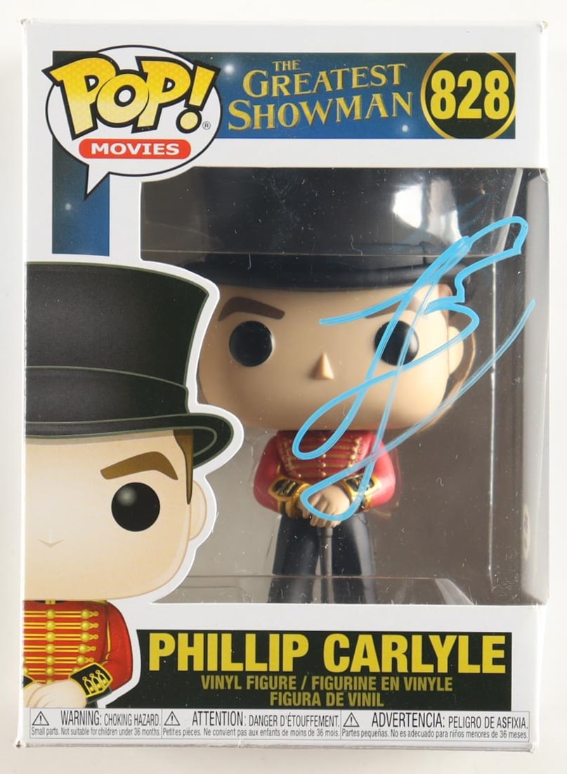 HUGH JACKMAN SIGNED PHILIP CARLYLE THE GREATEST SHOWMAN FUNKO POP - PSA COA: Prices are in Canadian dollars