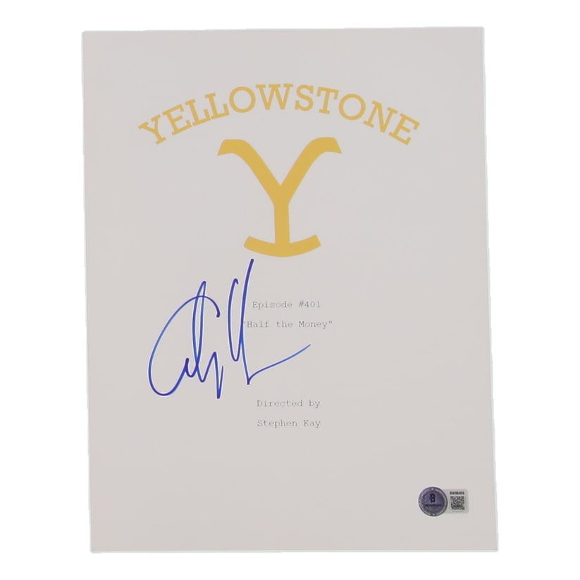 COLE HAUSER SIGNED YELLOWSTONE SCRIPT - BECKETT COA (1 of 1)