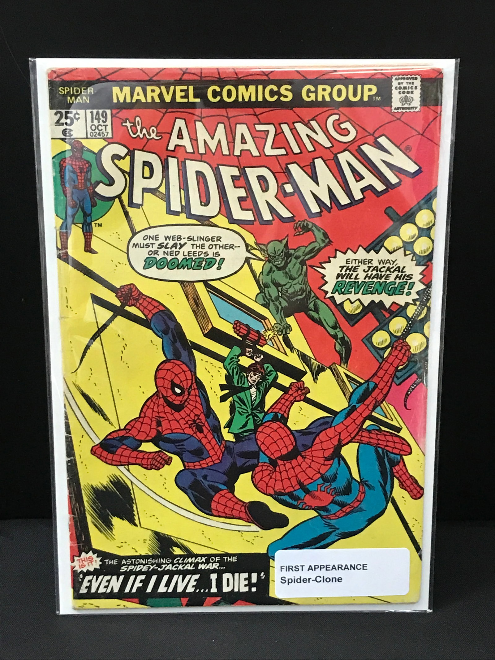 THE AMAZING SPIDERMAN #149 1ST APP SPIDER-CLONE - MARVEL COMICS (1 of 1)