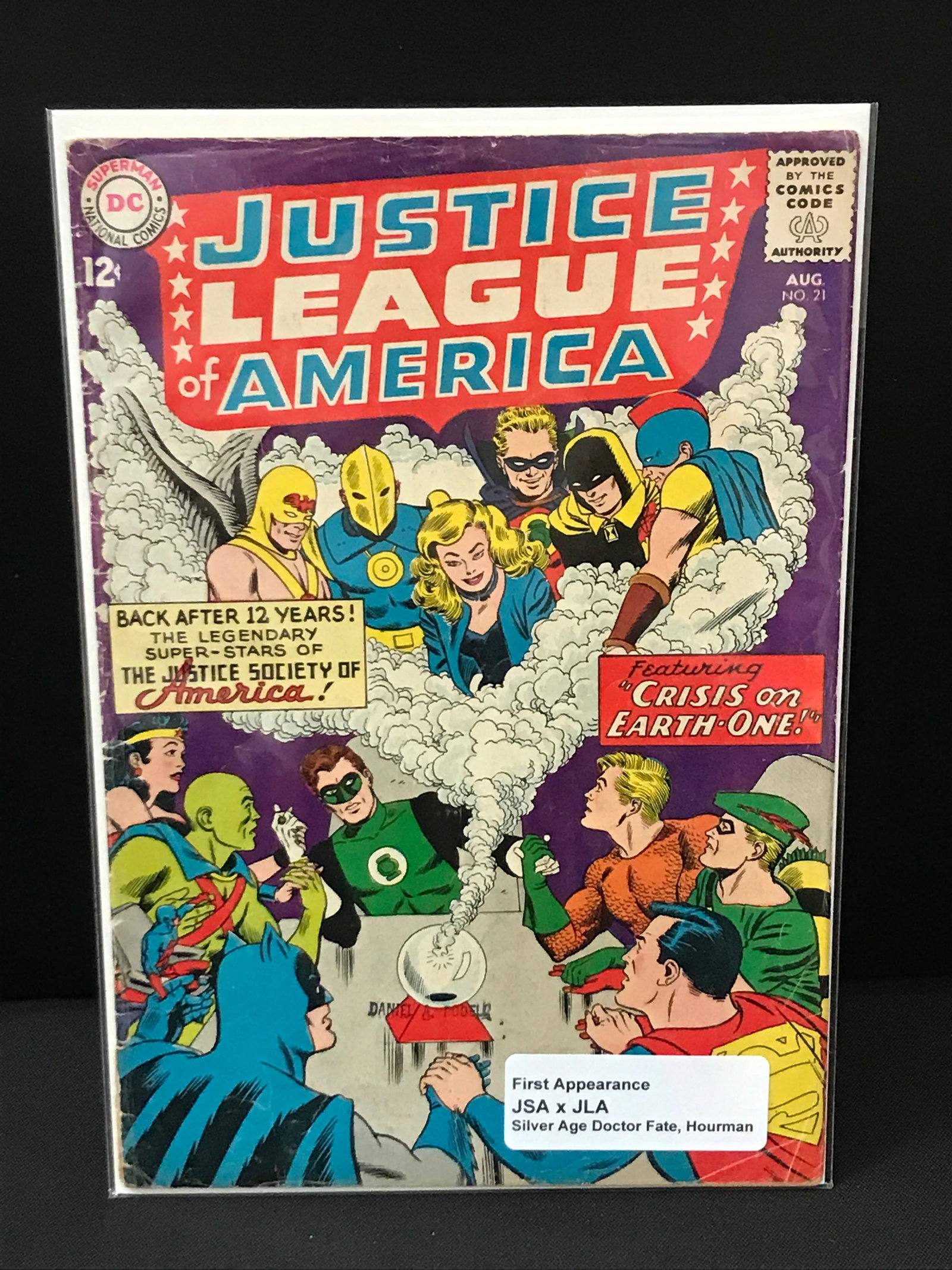JUSTICE LEAGUE OF AMERICA #21 1ST APP JSA X JLA - DC COMICS (1 of 1)