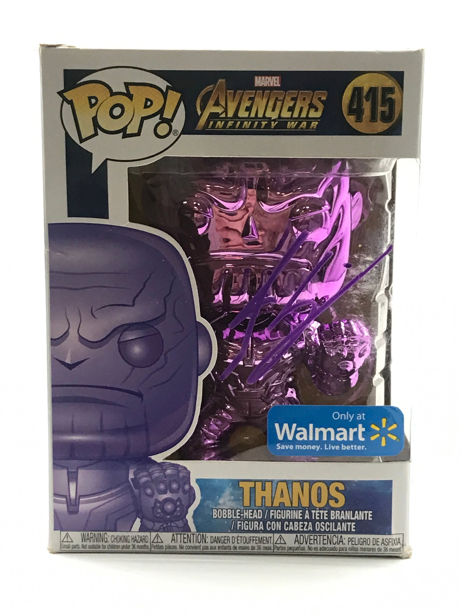 JOSH BROLIN SIGNED THANOS FUNKO POP - HOLLYWOOD COA (1 of 2)