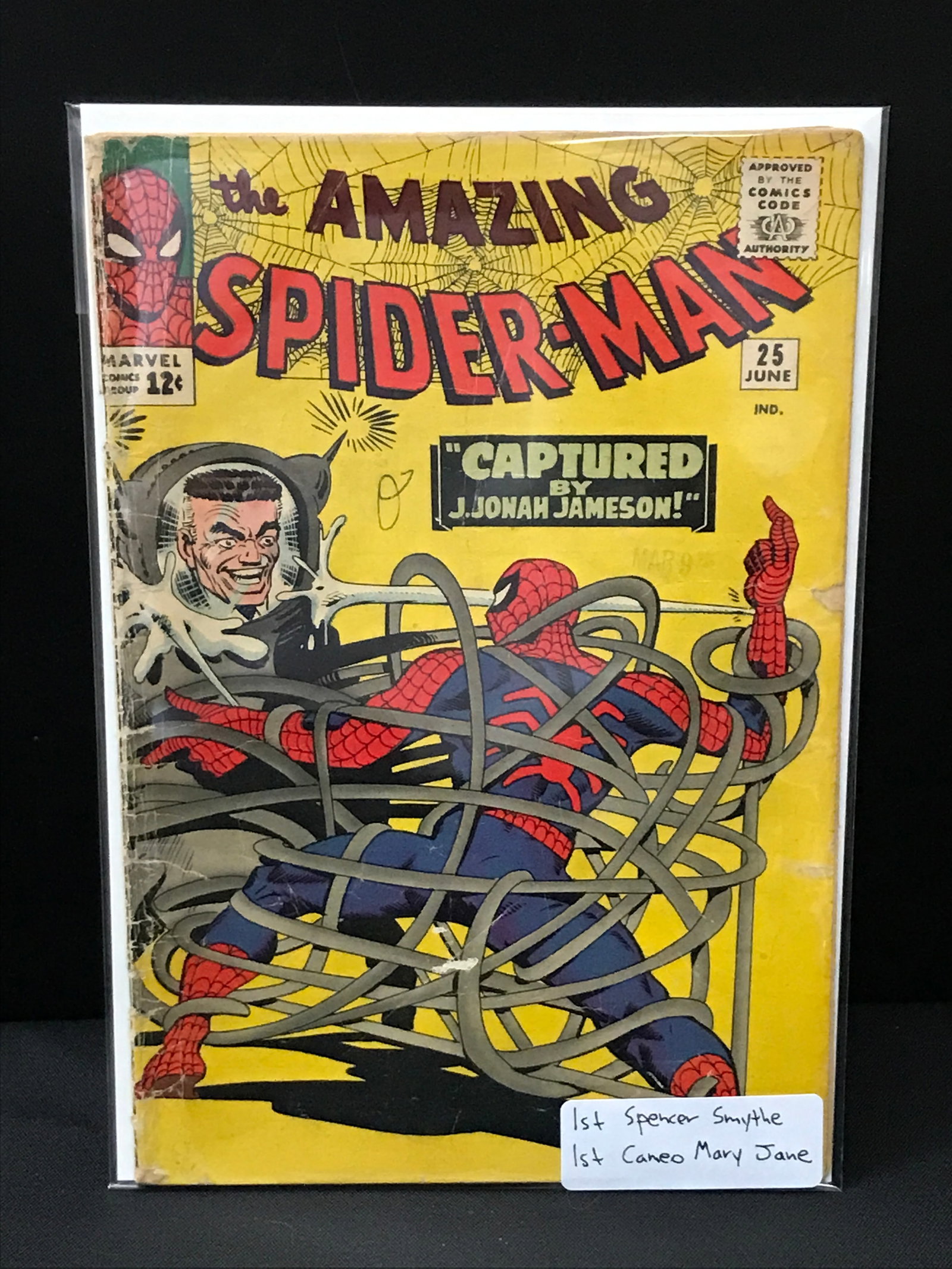 THE AMAZING SPIDERMAN #25 1ST CAMEO MARY JANE - MARVEL COMICS (1 of 1)