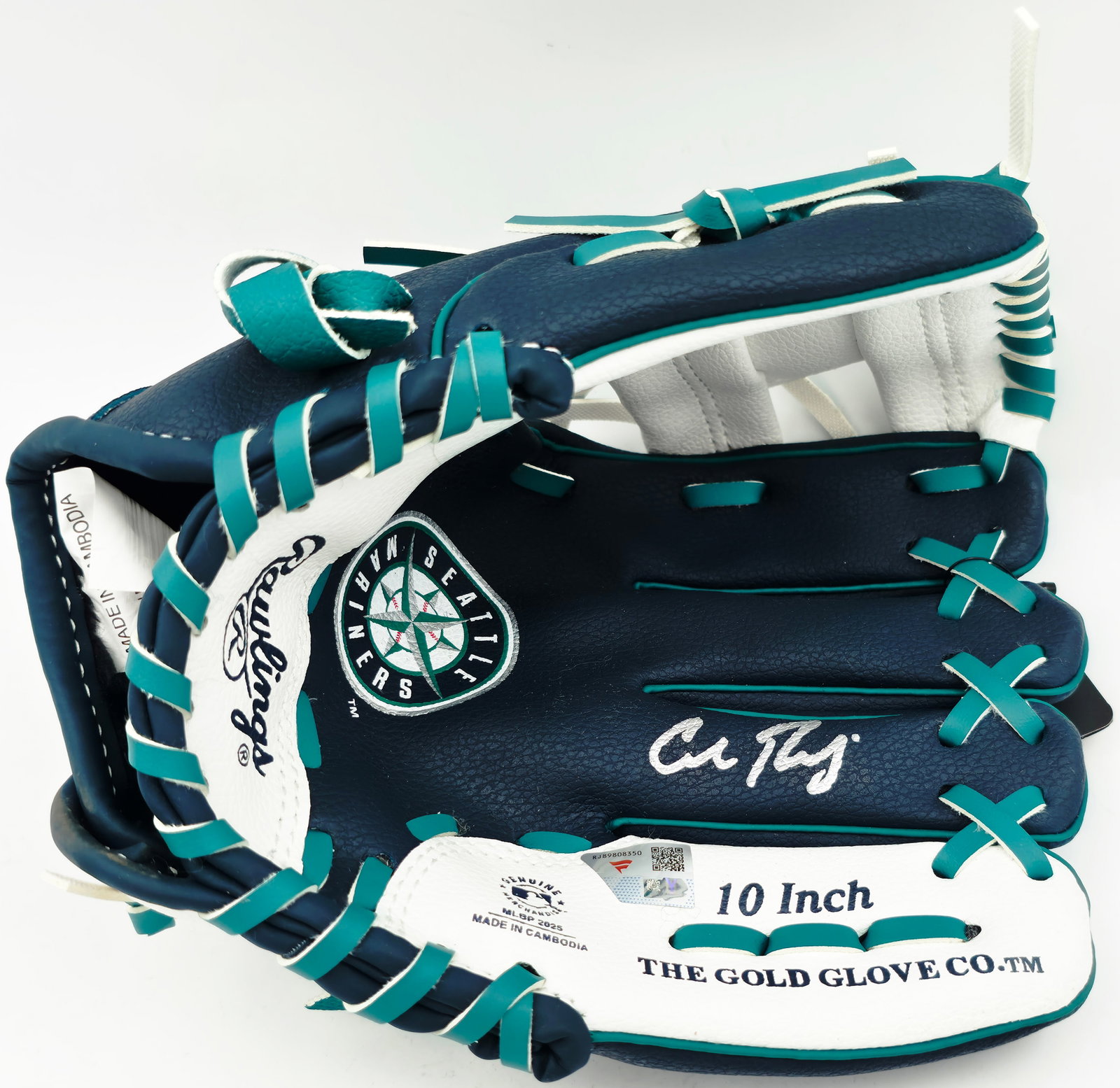 CAL RALEIGH SIGNED GLOVE - FANATICS COA: Prices are in Canadian dollars