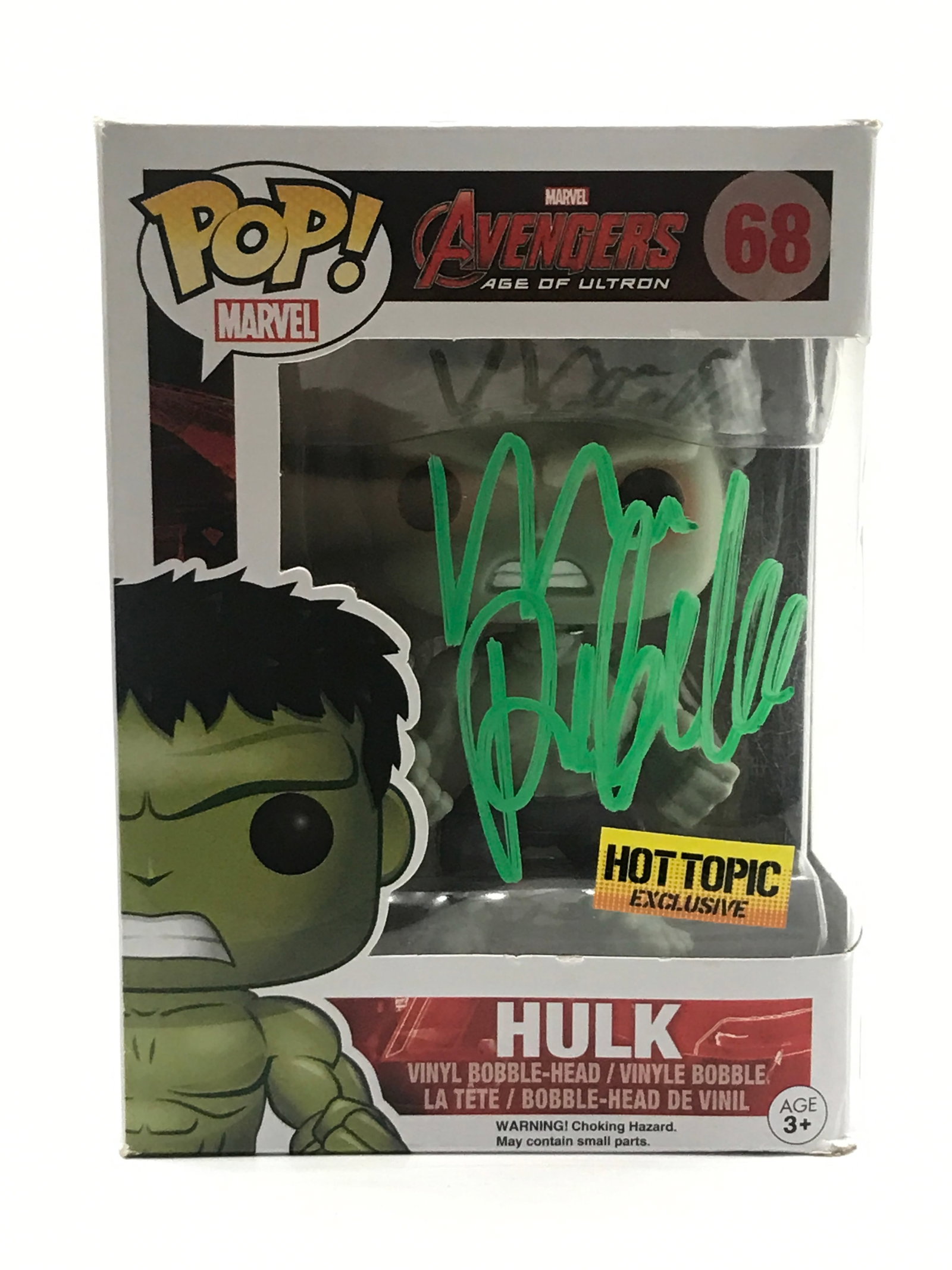 MARK RUFFALO SIGNED HULK FUNKO POP - HOLLYWOOD COA (1 of 2)