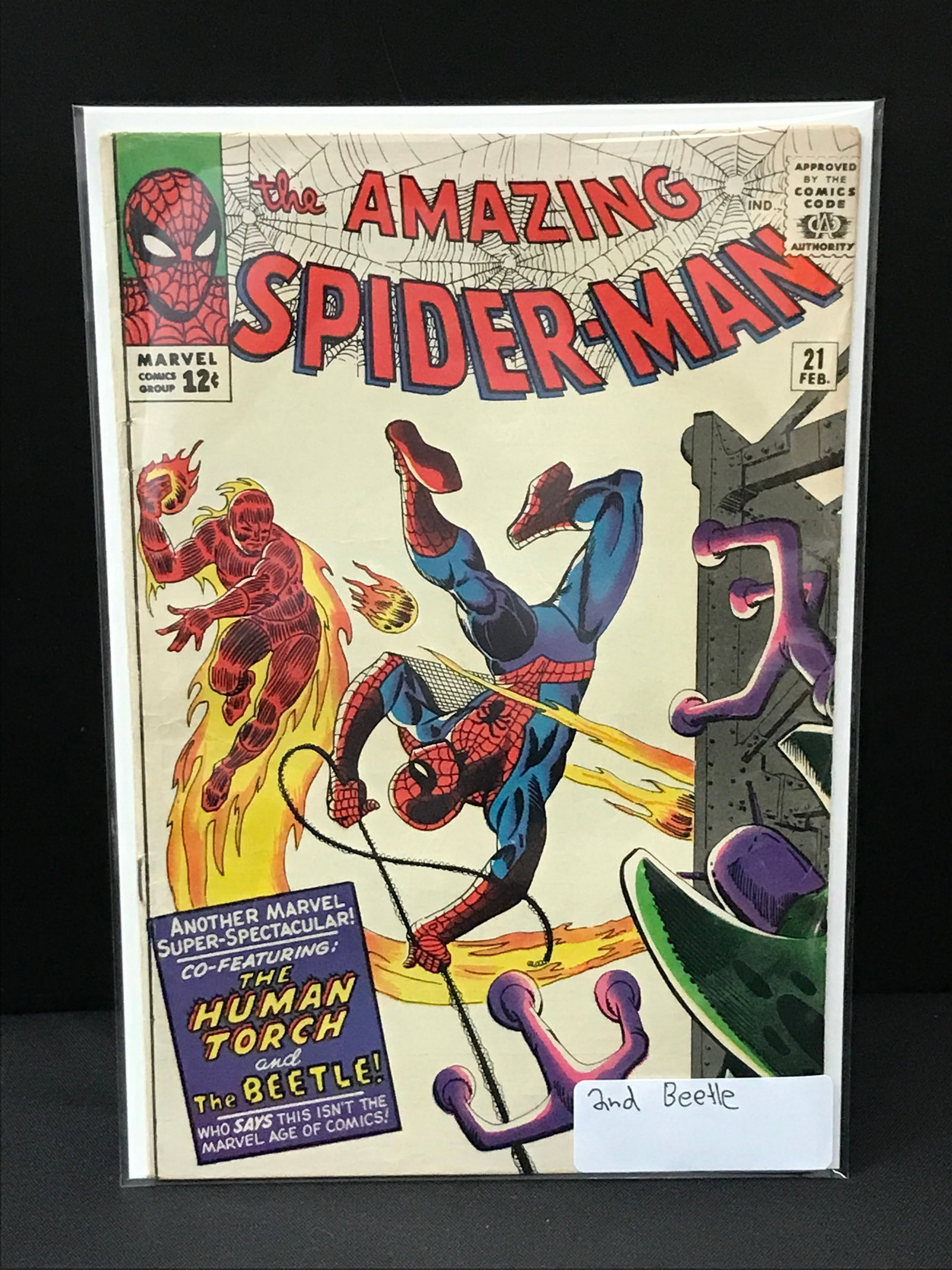 THE AMAZING SPIDERMAN #21 2ND BEETLE - MARVEL COMICS (1 of 1)