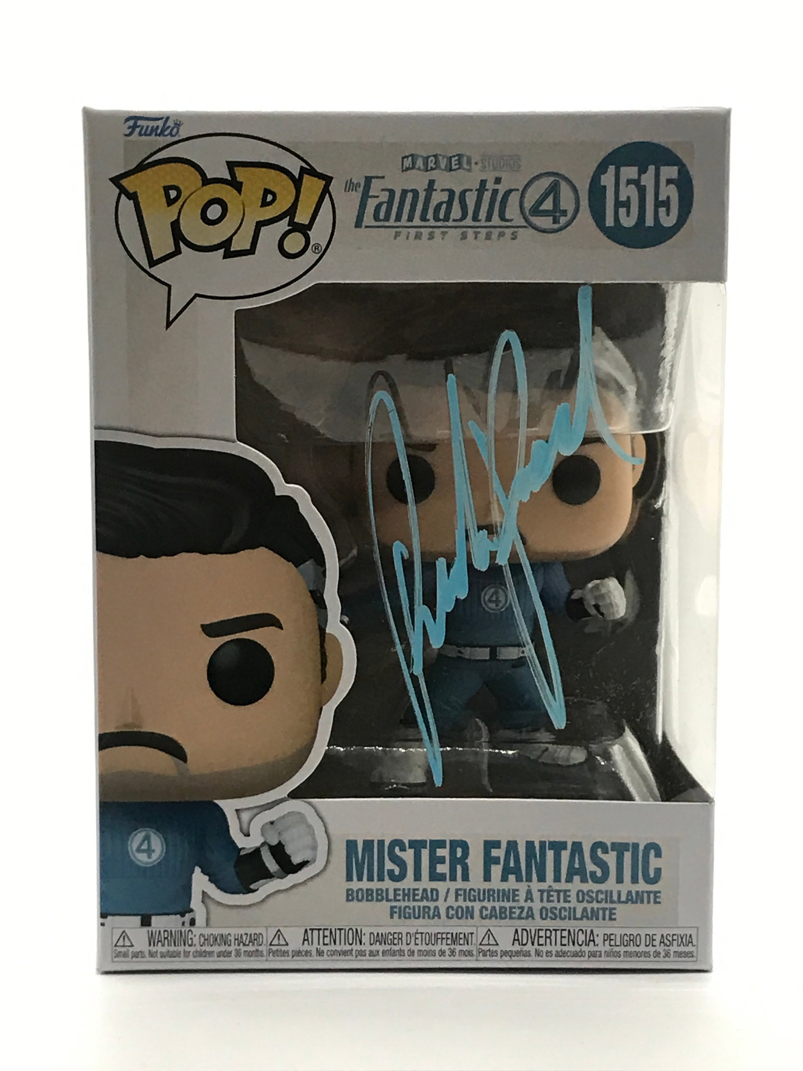 PEDRO PASCAL SIGNED MR. FANTASTIC FUNKO POP - HOLLYWOOD COA: Prices are in Canadian dollars