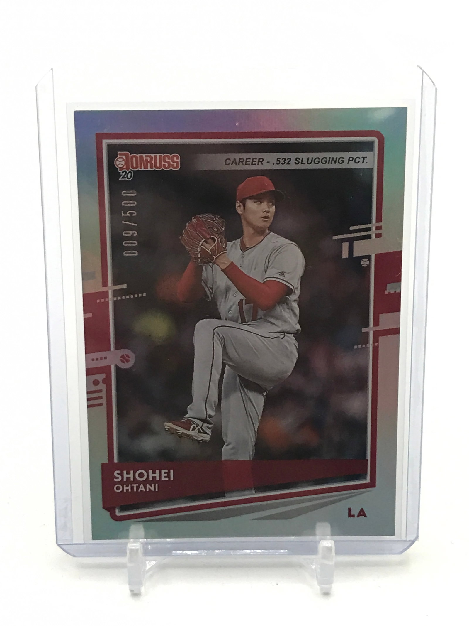 2020 PANINI DONRUSS BASEBALL SHOHEI OHTANI TRADING CARD 009/500: Prices are in Canadian dollars