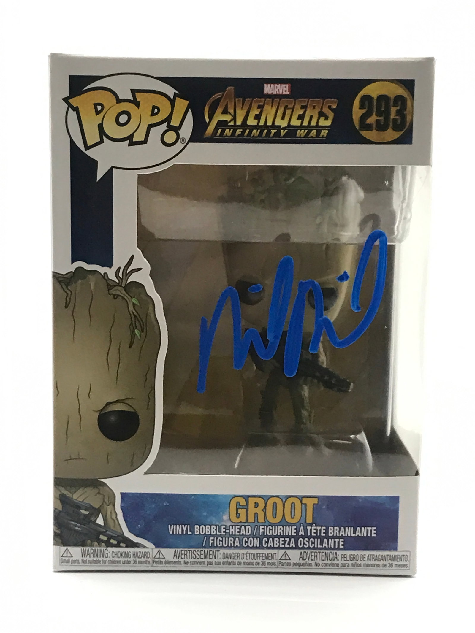 VIN DIESEL SIGNED GROOT FUNKO POP - KB COA: Prices are in Canadian dollars